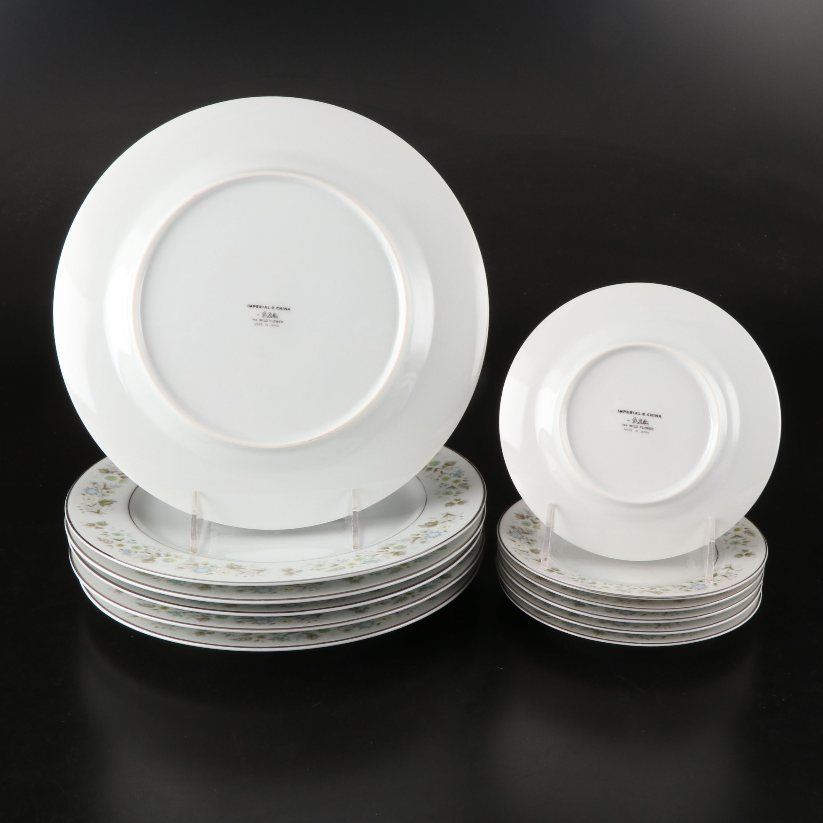 Imperial China "Wild Flower"  Porcelain Dinnerware and Serving Platter