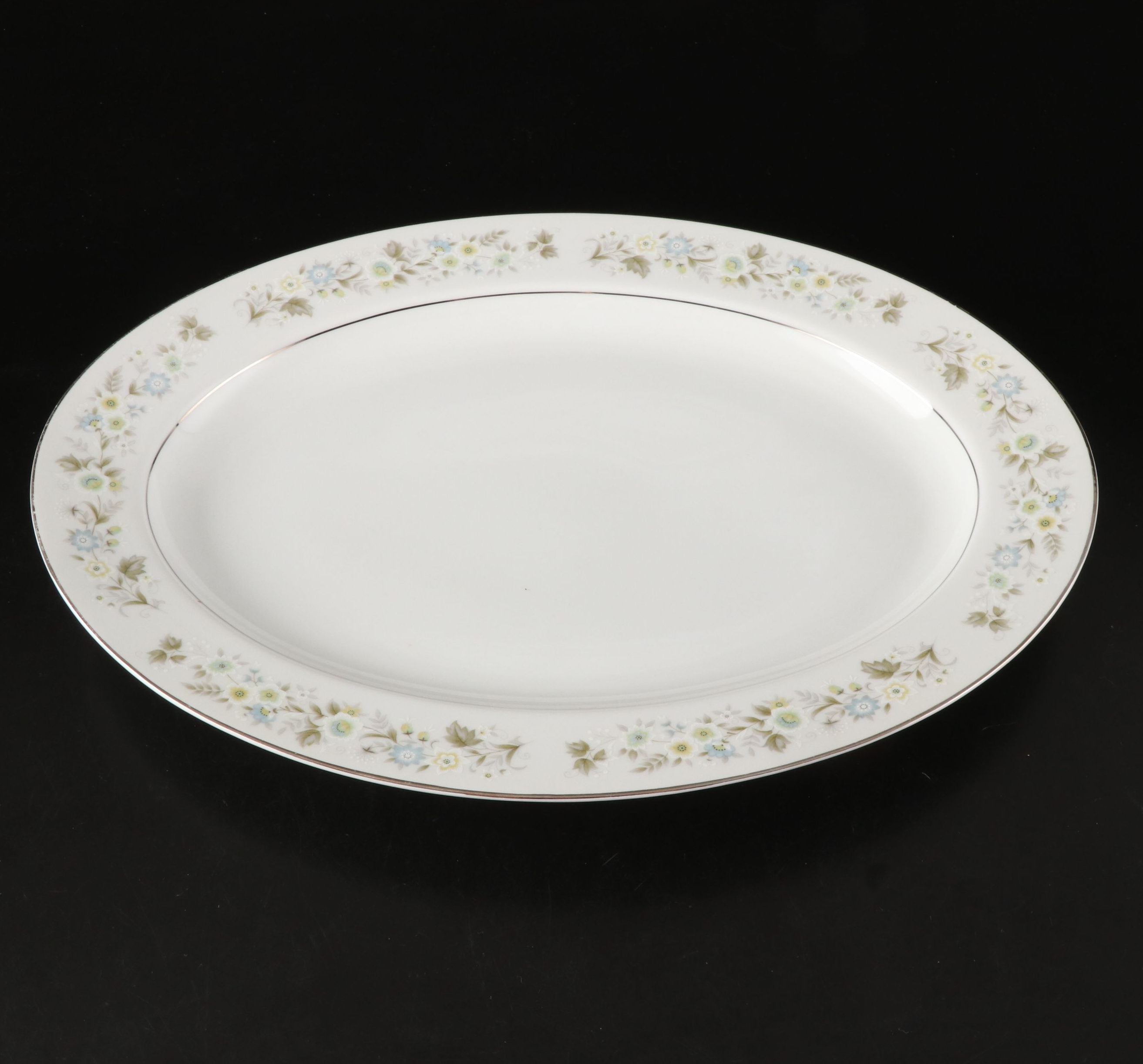 Imperial China "Wild Flower"  Porcelain Dinnerware and Serving Platter