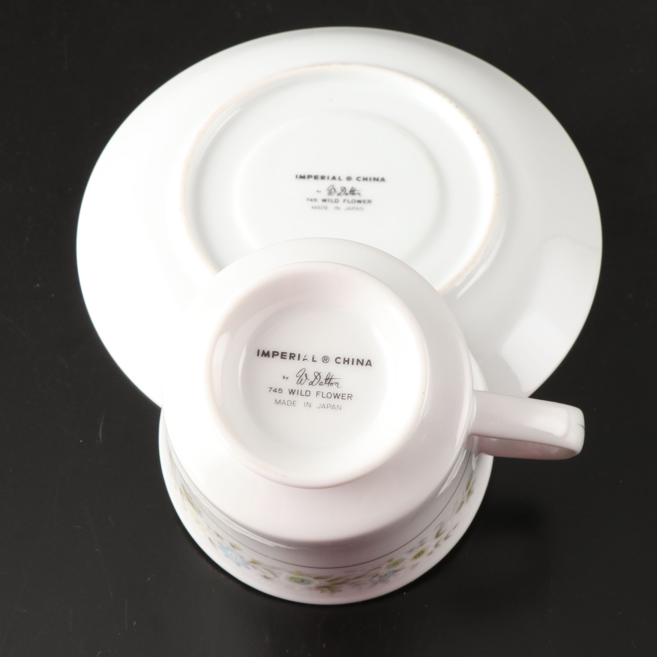 Imperial China "Wild Flower"  Porcelain Dinnerware and Serving Platter