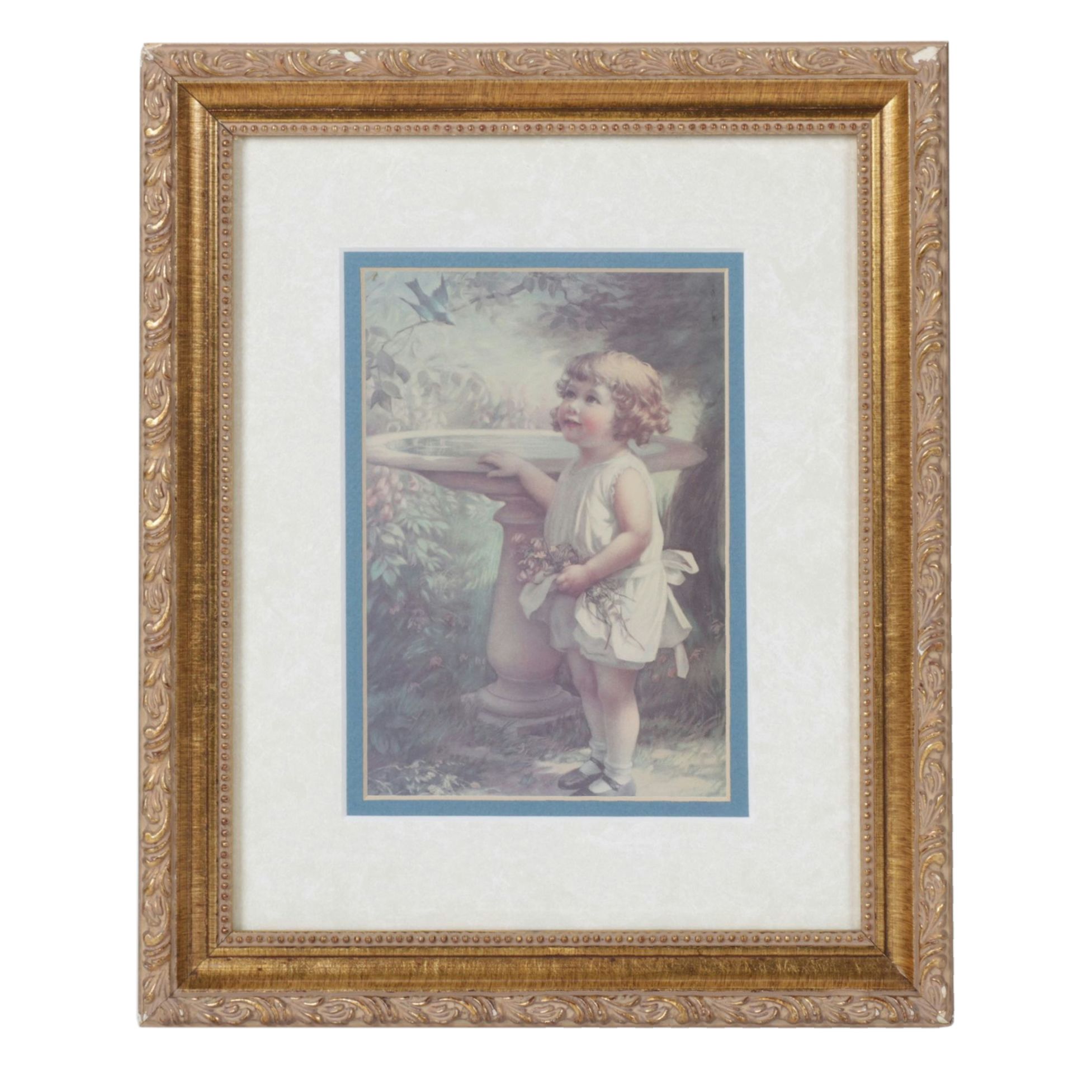 Offset Lithograph After Zula Kenyon "My Bluebird", Late 20th Century