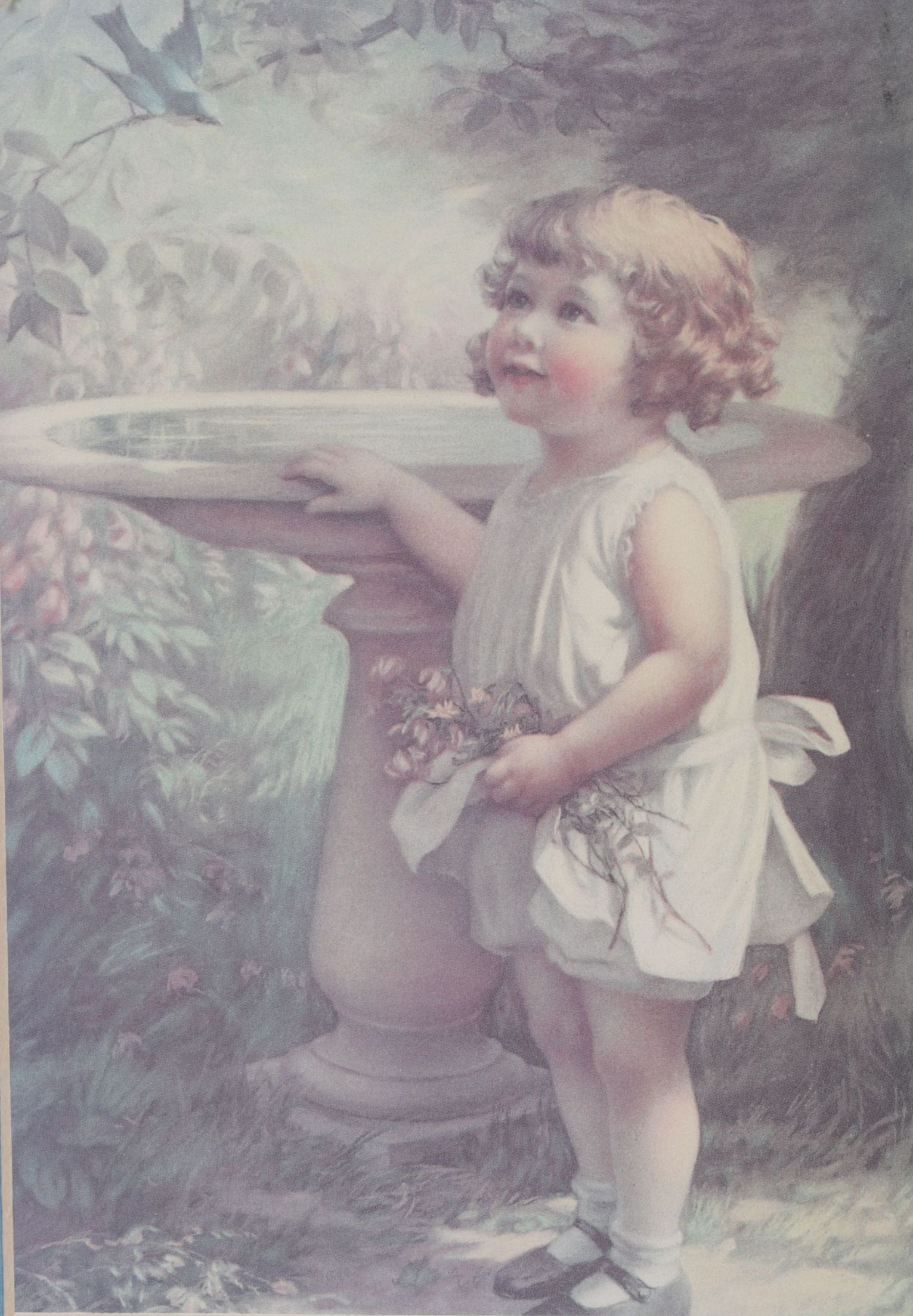 Offset Lithograph After Zula Kenyon "My Bluebird", Late 20th Century