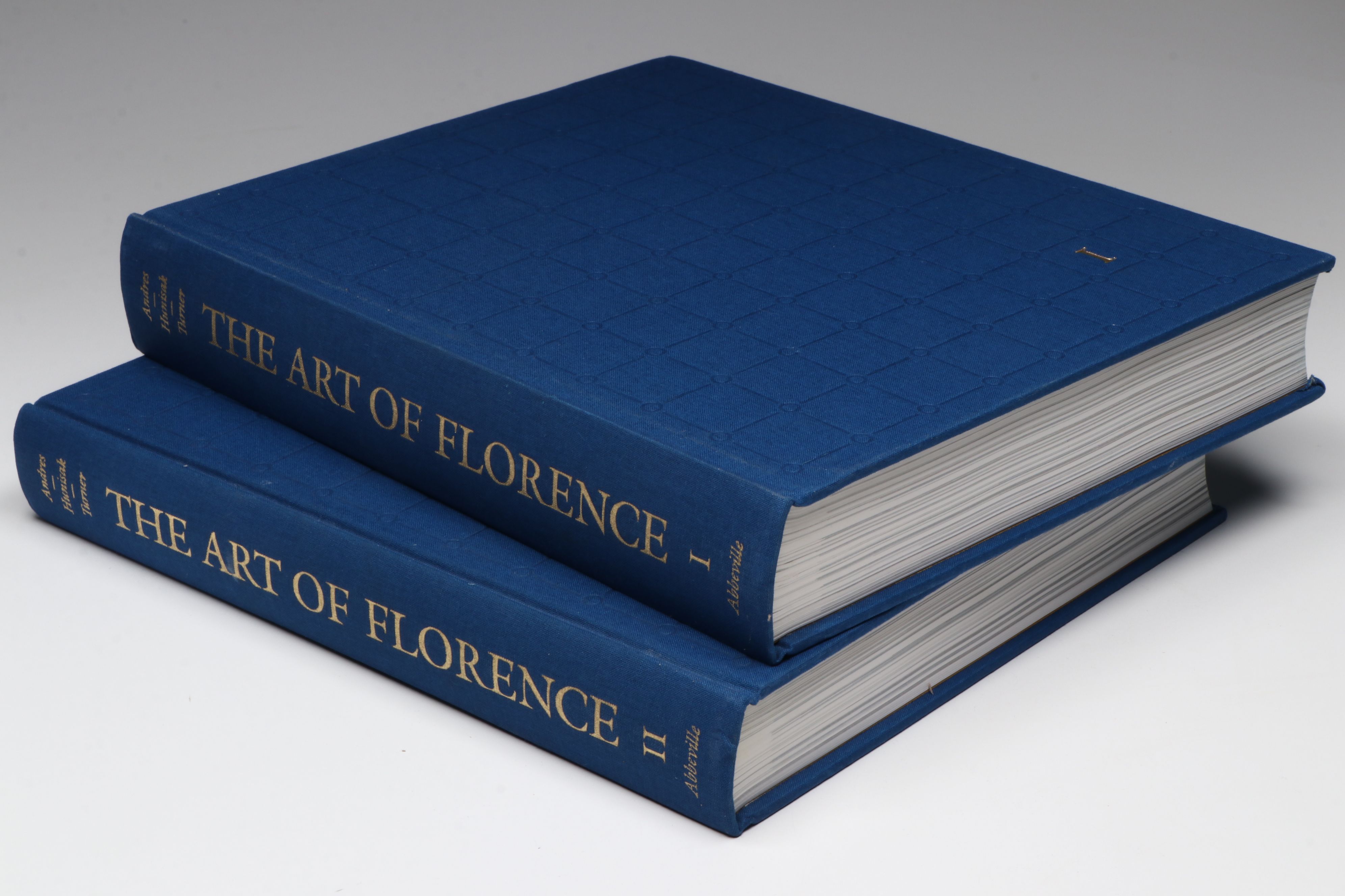 First Edition "The Art of Florence" Two-Volume Box Set by Glenn Andres et al.