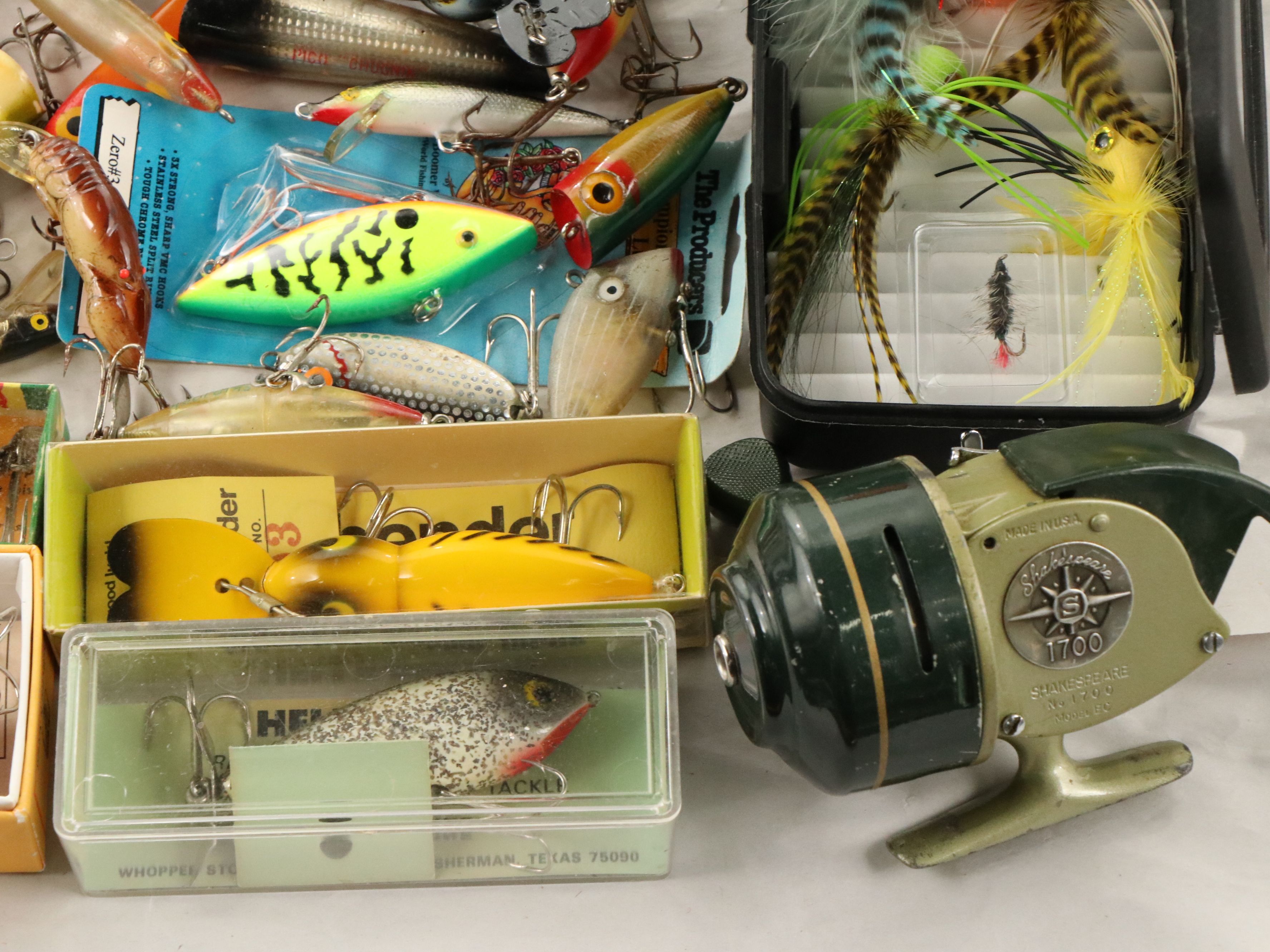 Vintage Lures and Hooks with White River "Dogwood Canyon" and More Fly Reels
