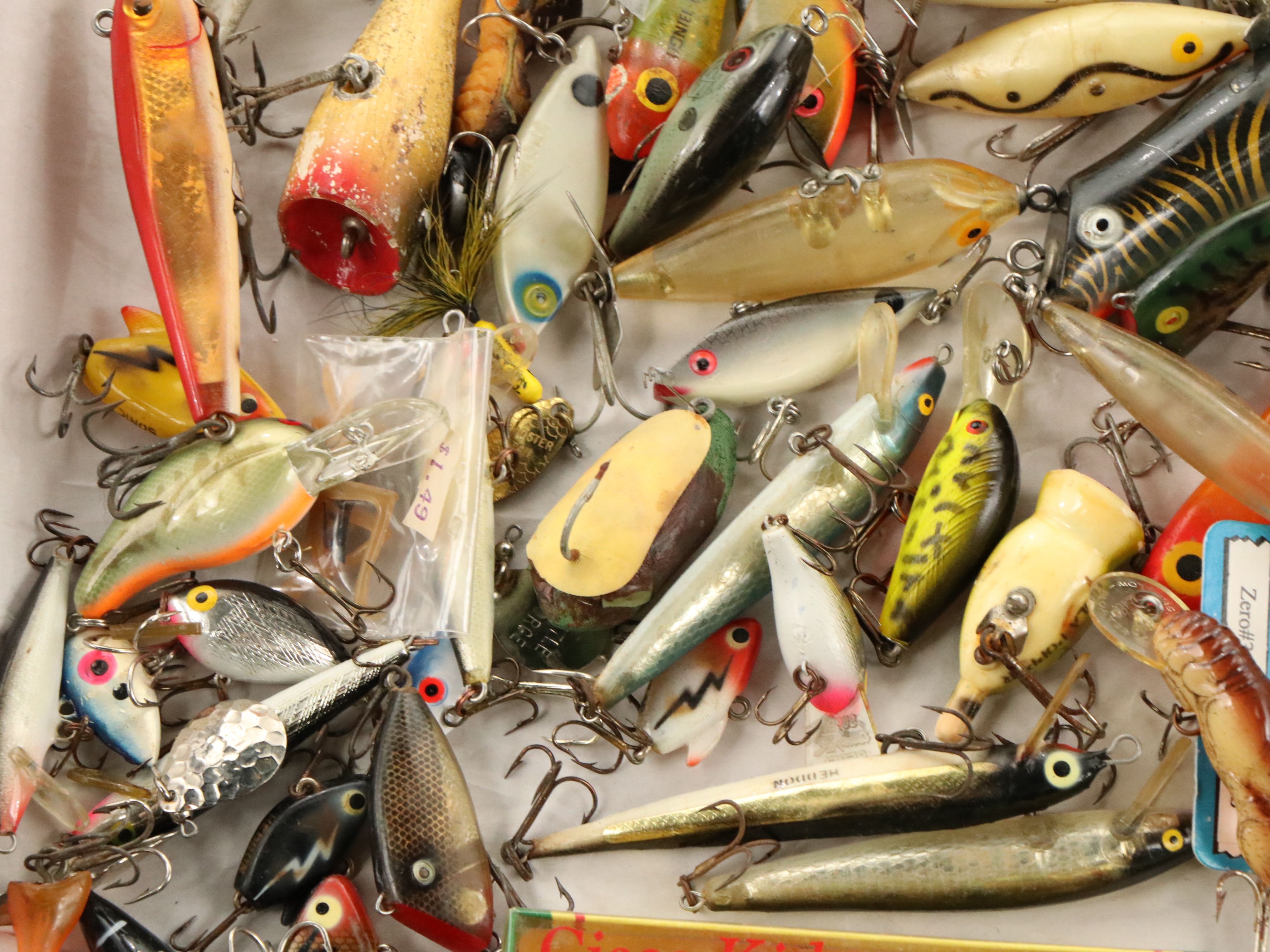 Vintage Lures and Hooks with White River "Dogwood Canyon" and More Fly Reels