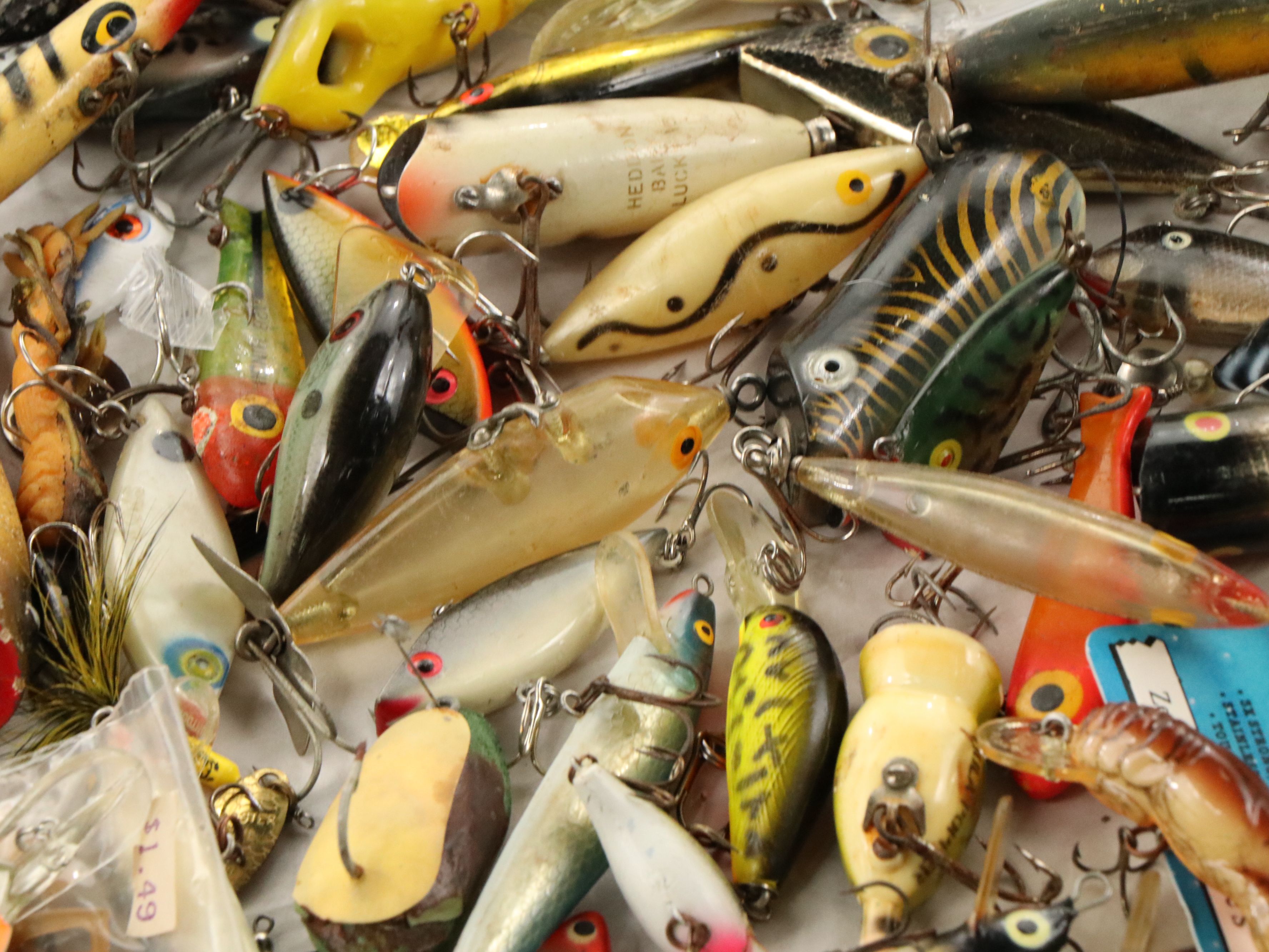 Vintage Lures and Hooks with White River "Dogwood Canyon" and More Fly Reels