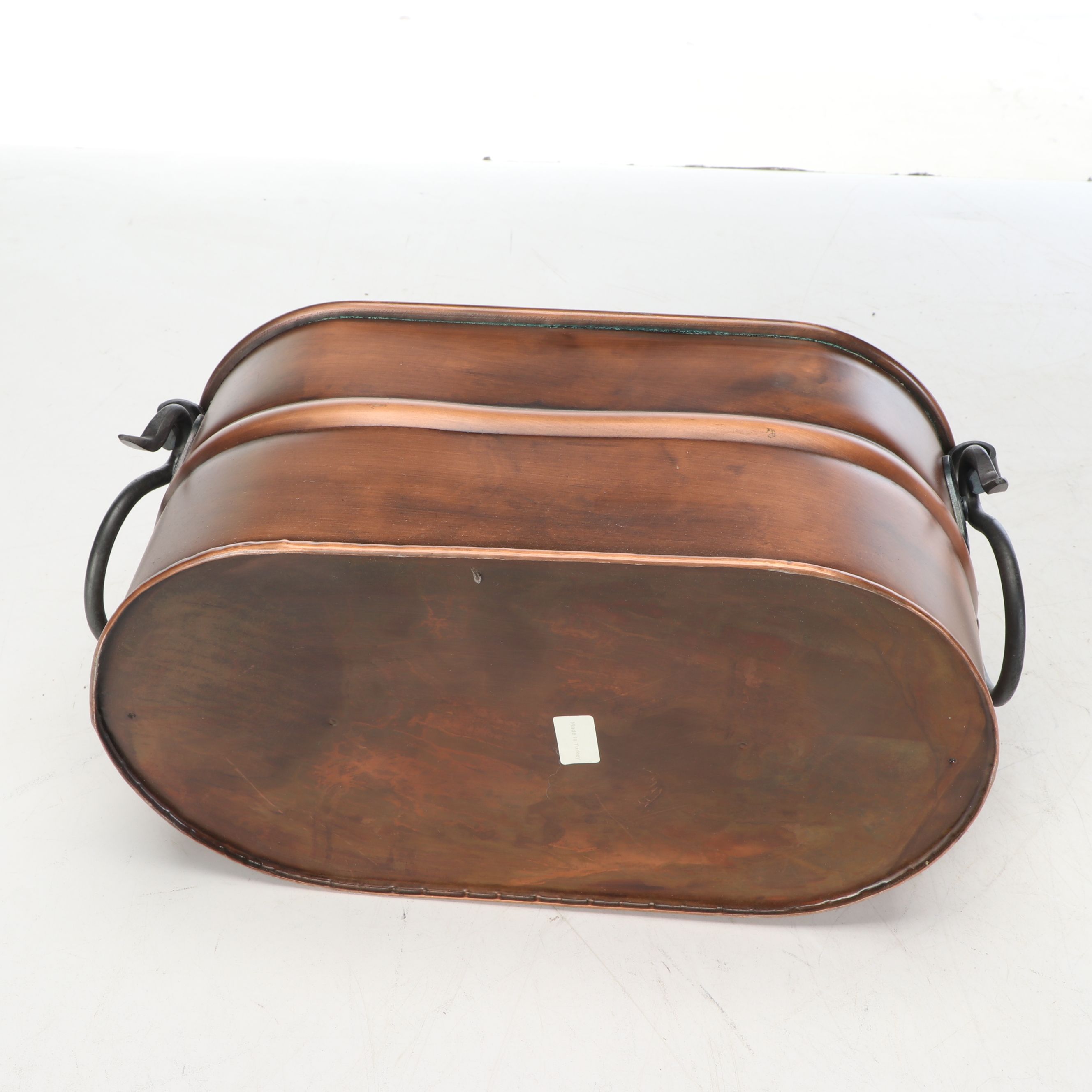 Copper Finish Firewood Tubs