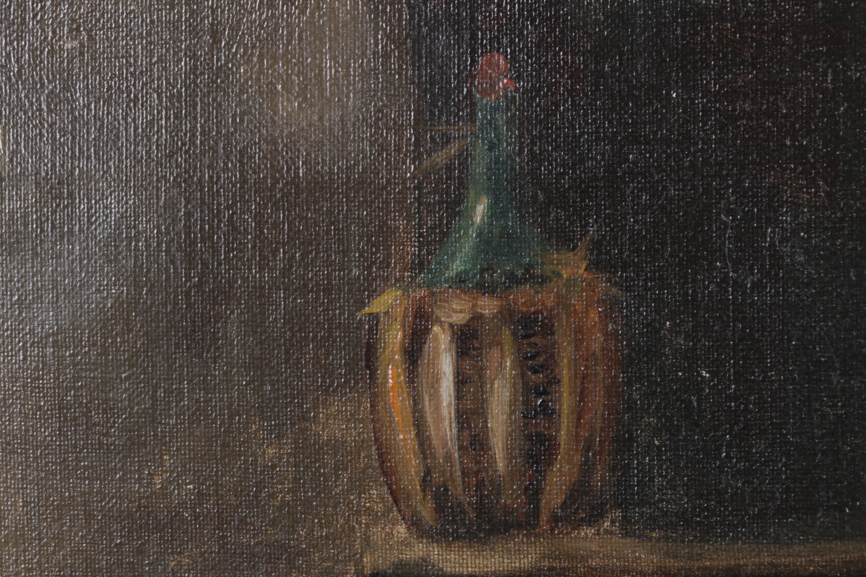 Andrew Millrose Portrait Oil Painting of Man Playing Violin, Late 19th Century