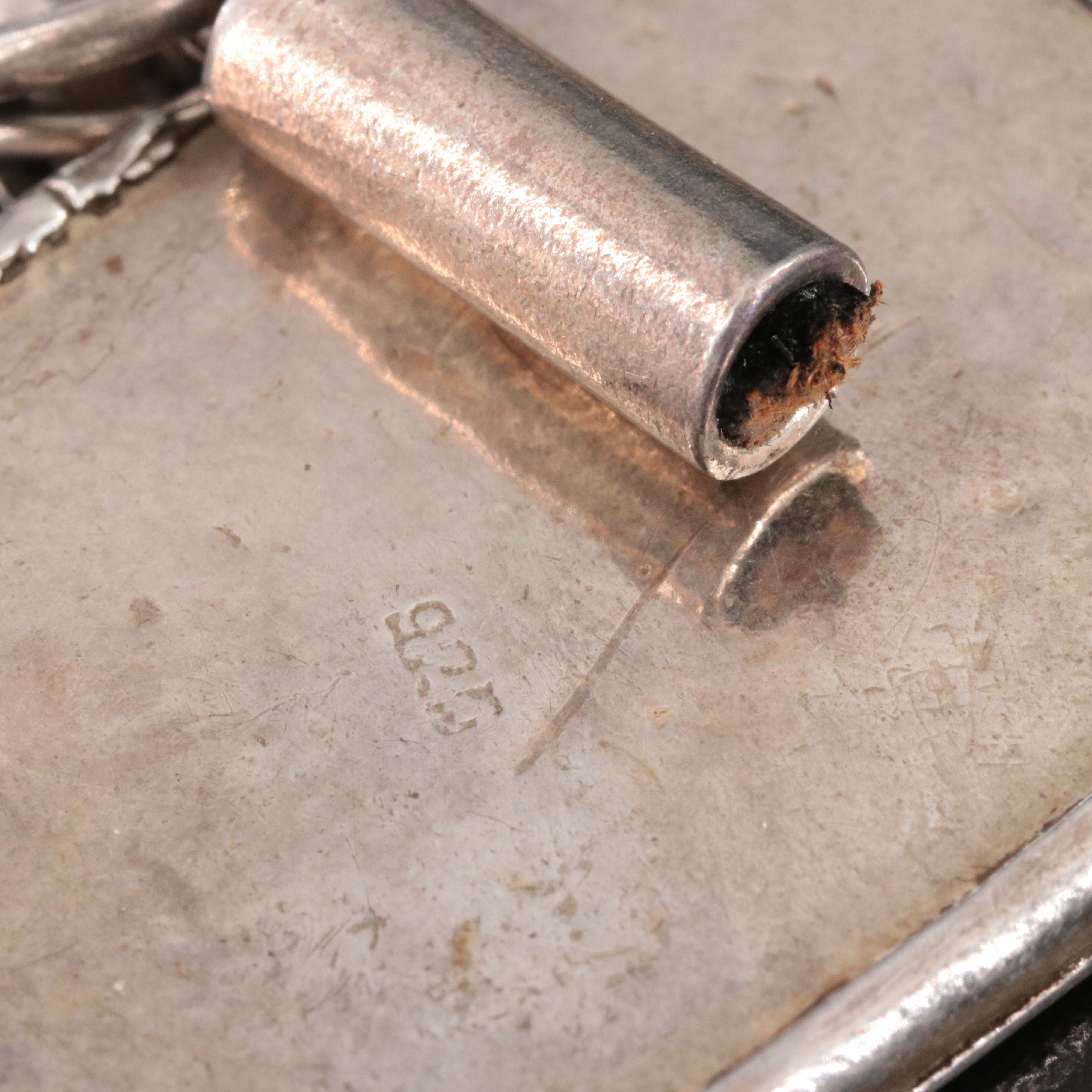 Sterling Key Chain with 1921 Stamp