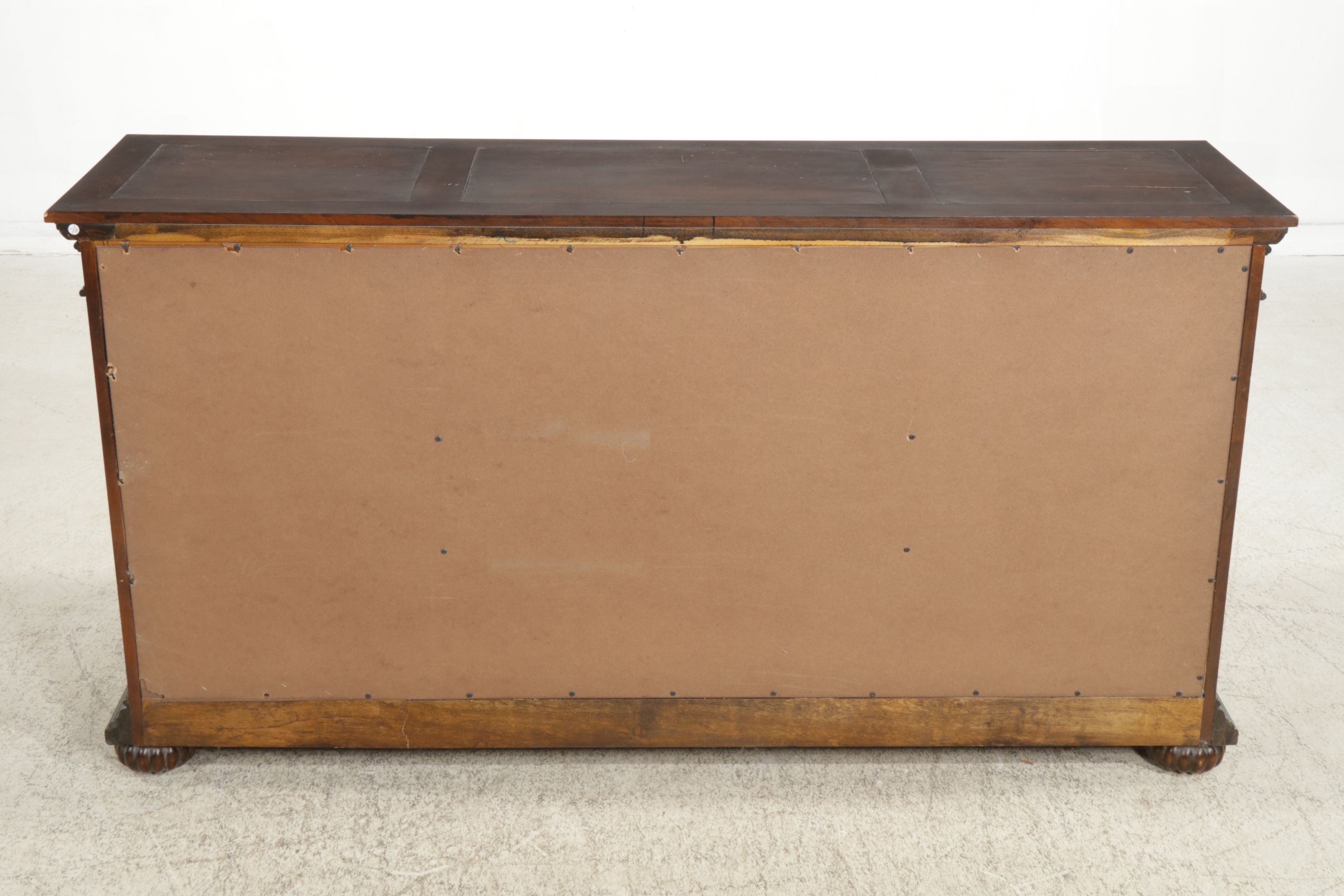 American Signature Neoclassical Mahogany Finished Dresser