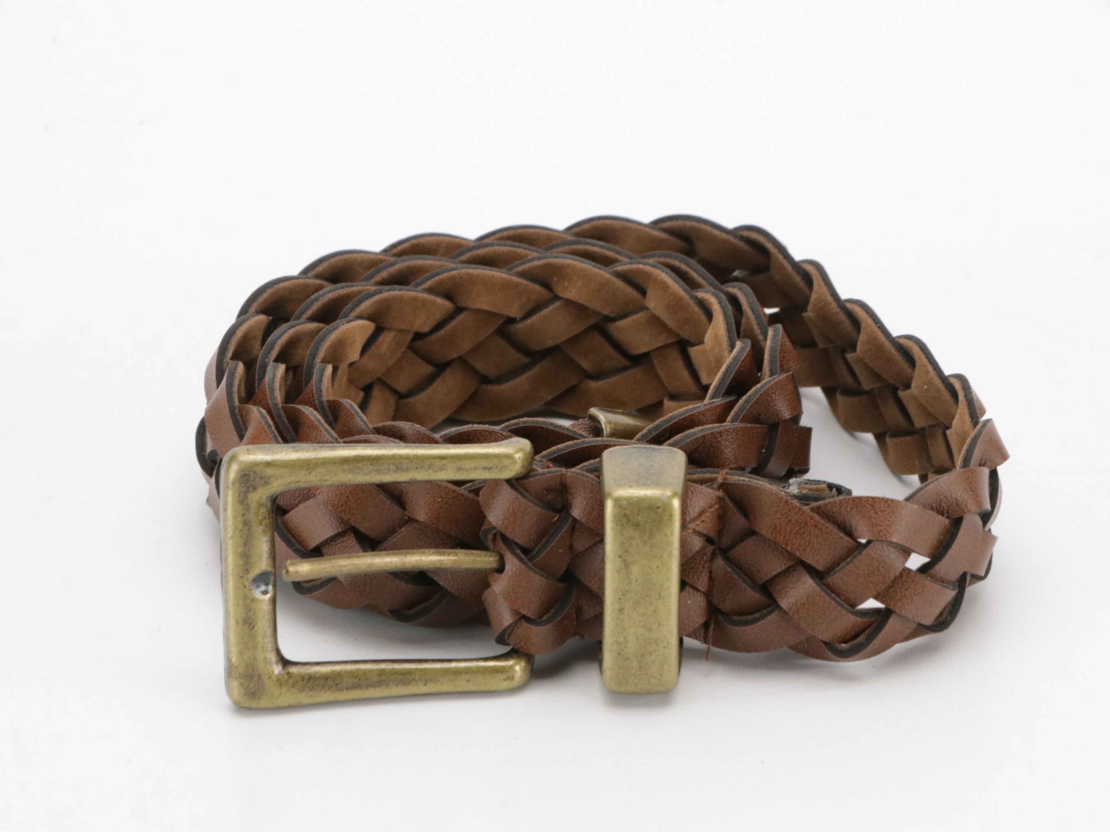 Charter Club Beaded Leather Belts, Other Vintage Suede Tie Belts and Woven Belt