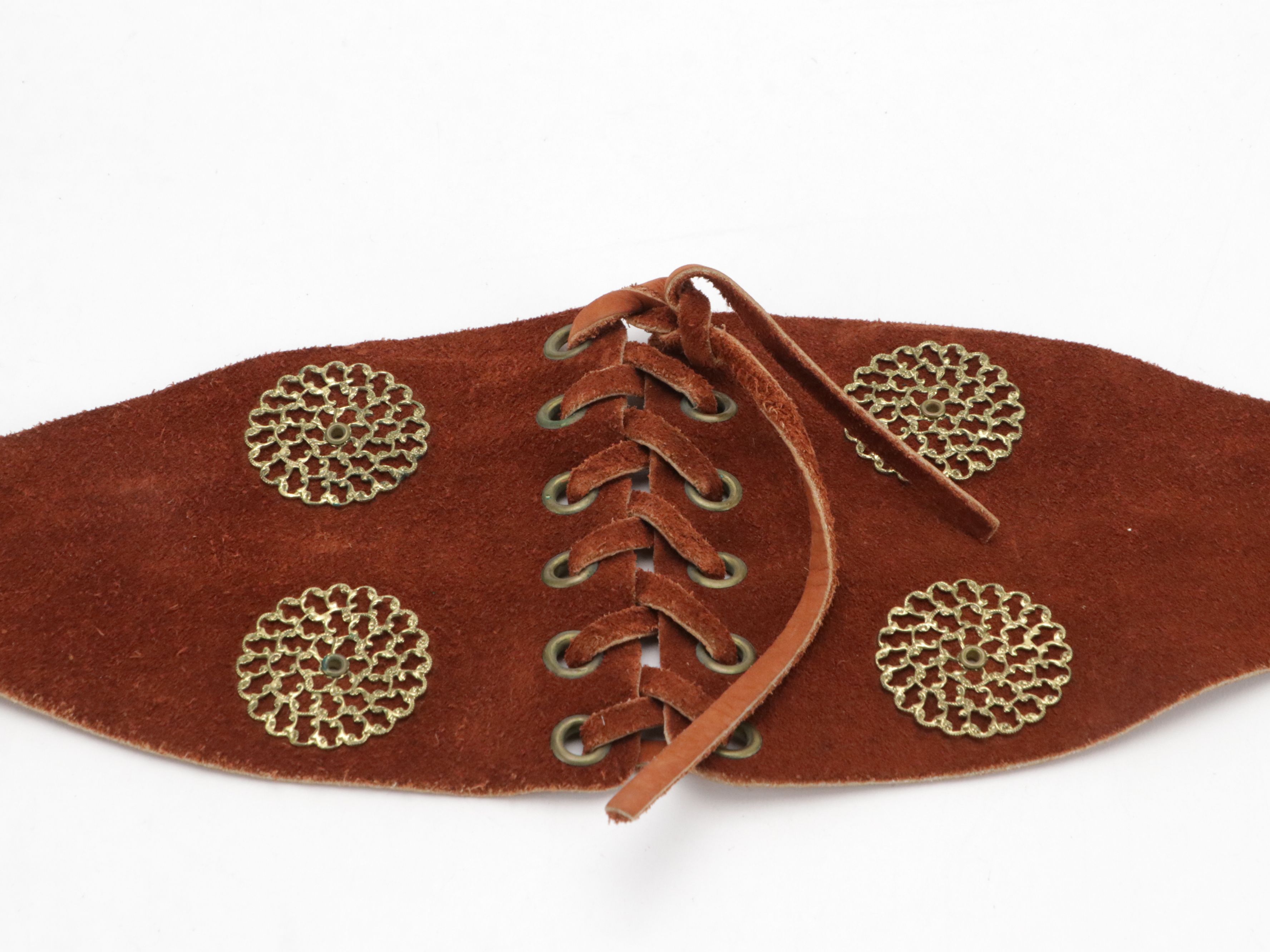 Charter Club Beaded Leather Belts, Other Vintage Suede Tie Belts and Woven Belt