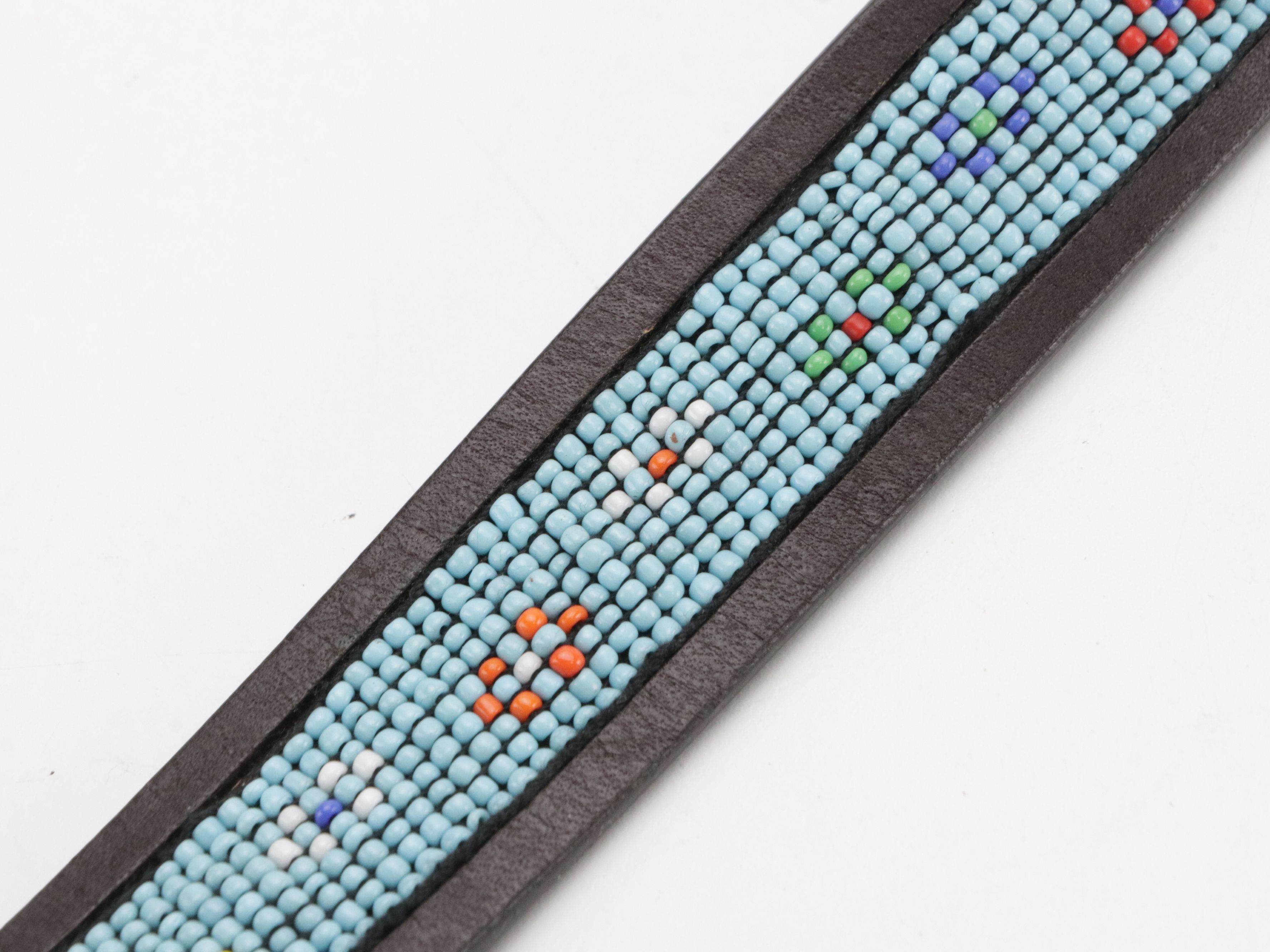 Charter Club Beaded Leather Belts, Other Vintage Suede Tie Belts and Woven Belt