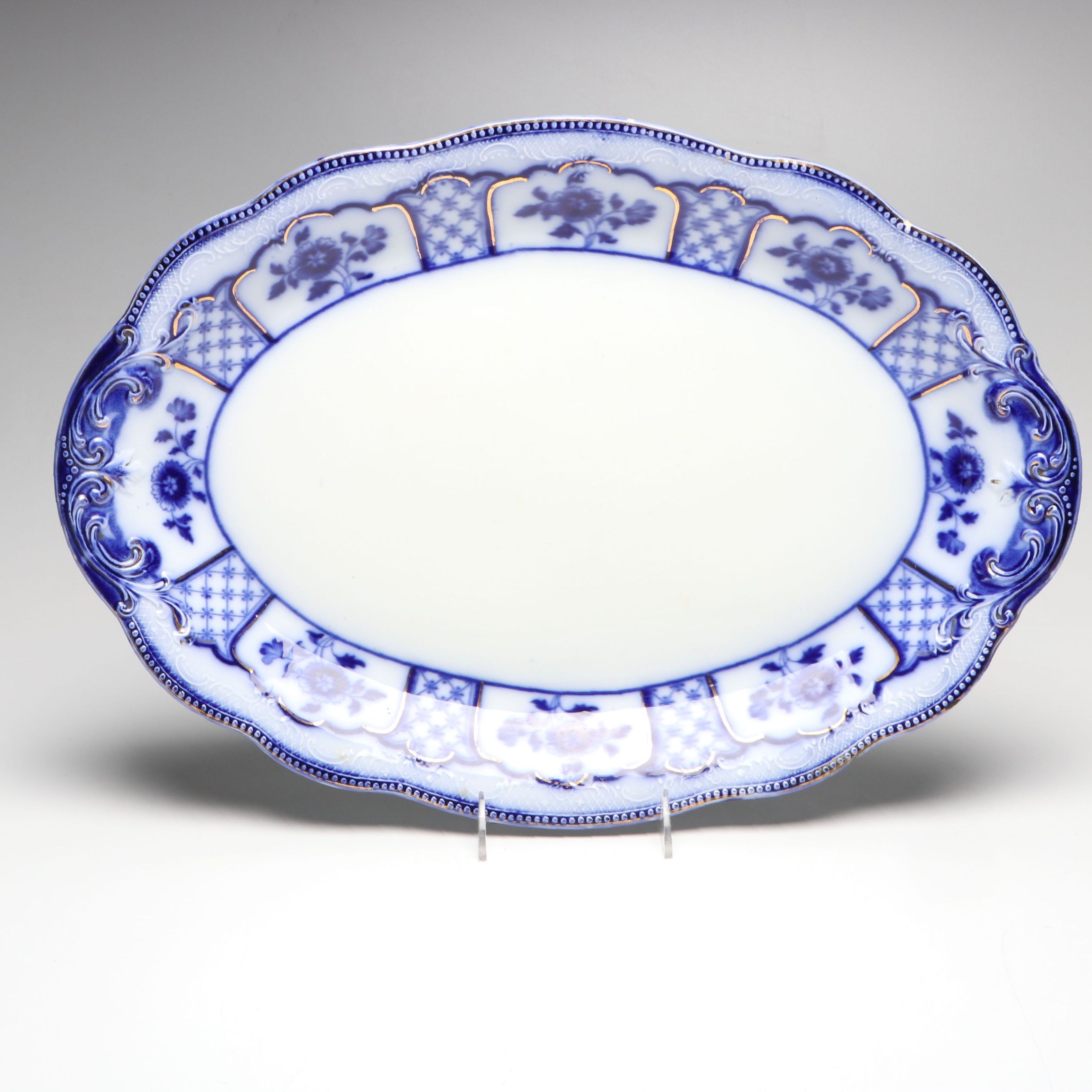 W. H. Grindley & Co. "Melbourne" Ironstone Platter, Late 19th/Early 20th Century