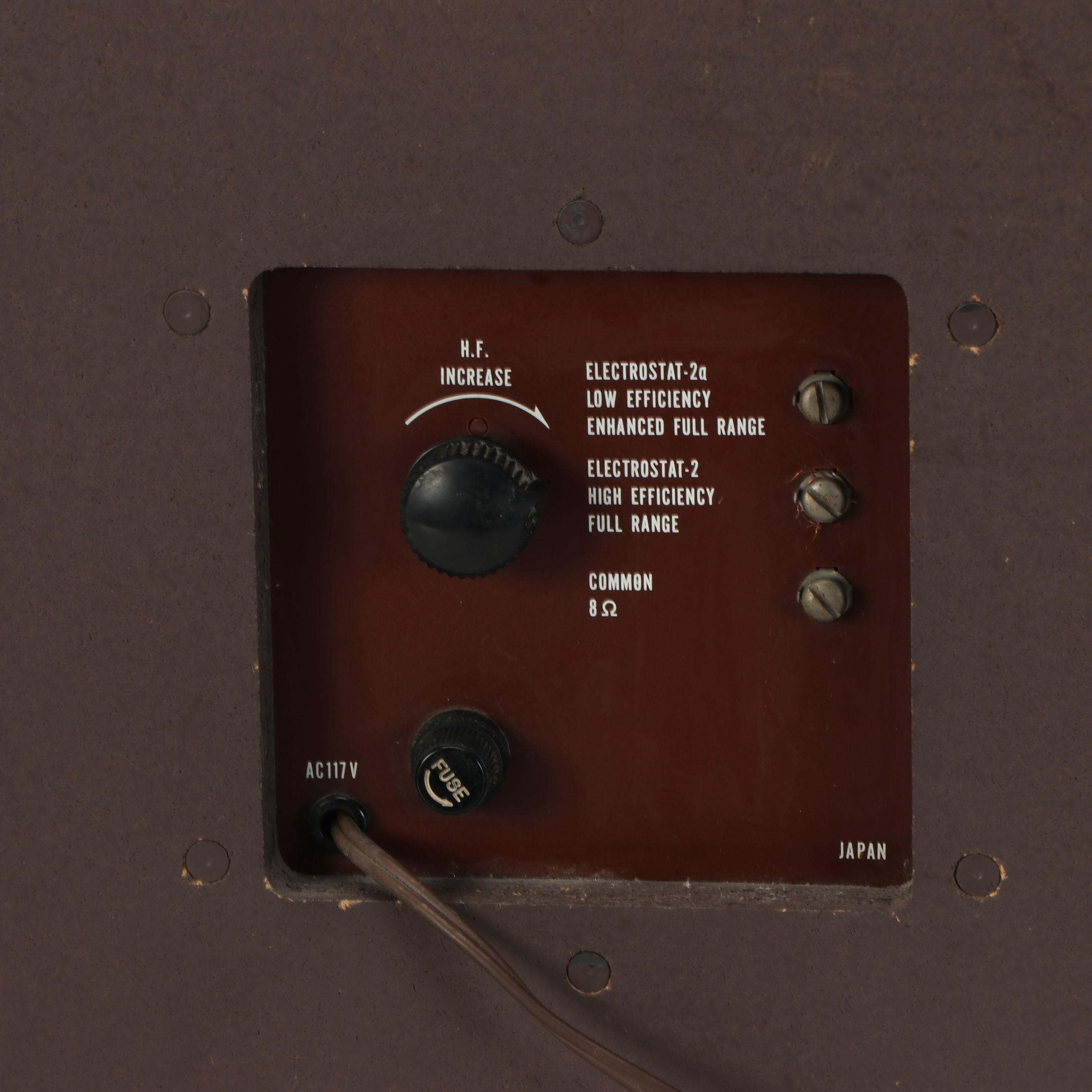 Realistic Electrostat-2a Wood Case Speaker Pair, Late 20th Century