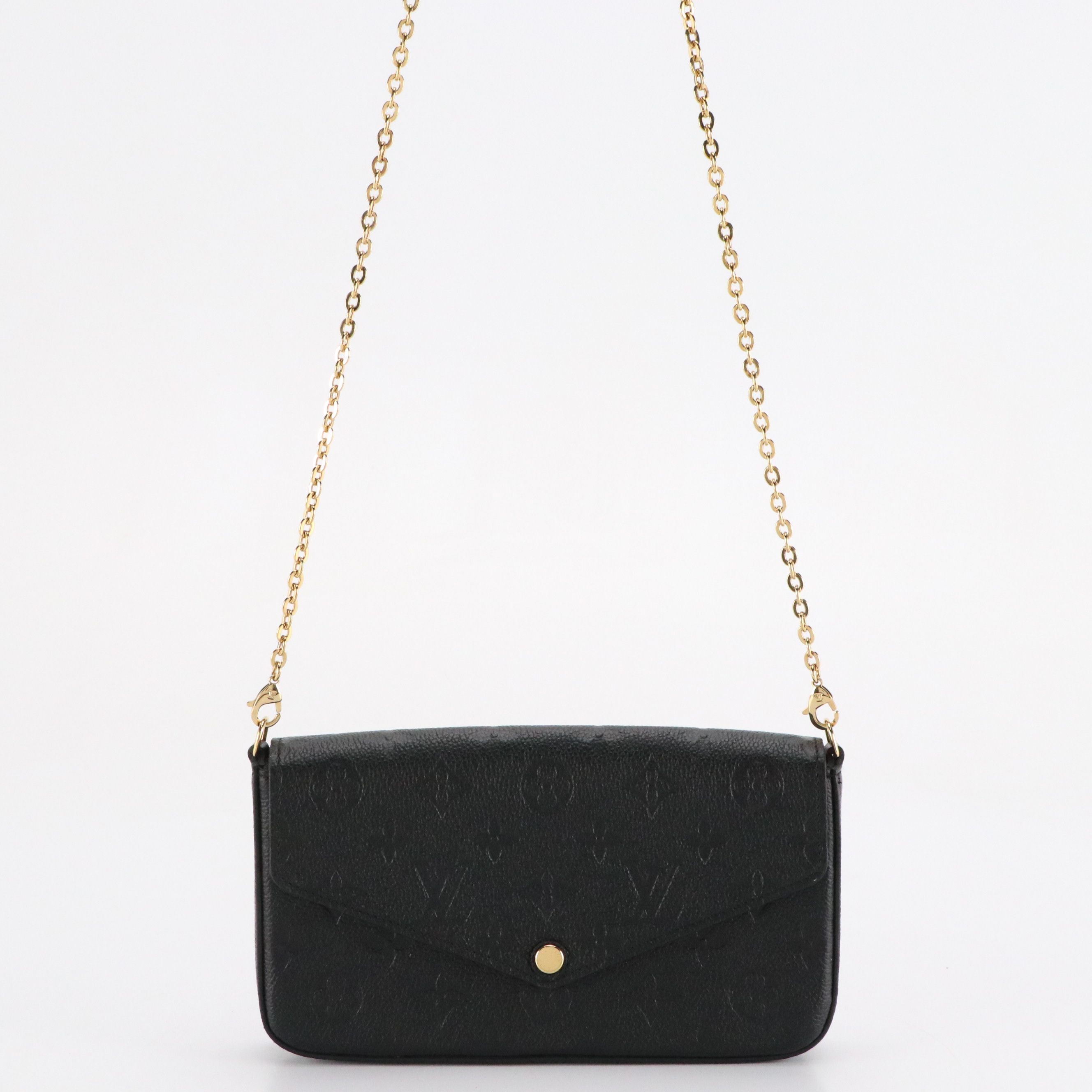 Louis Vuitton Pochette Félicie in Monogram Empreinte Leather with Box