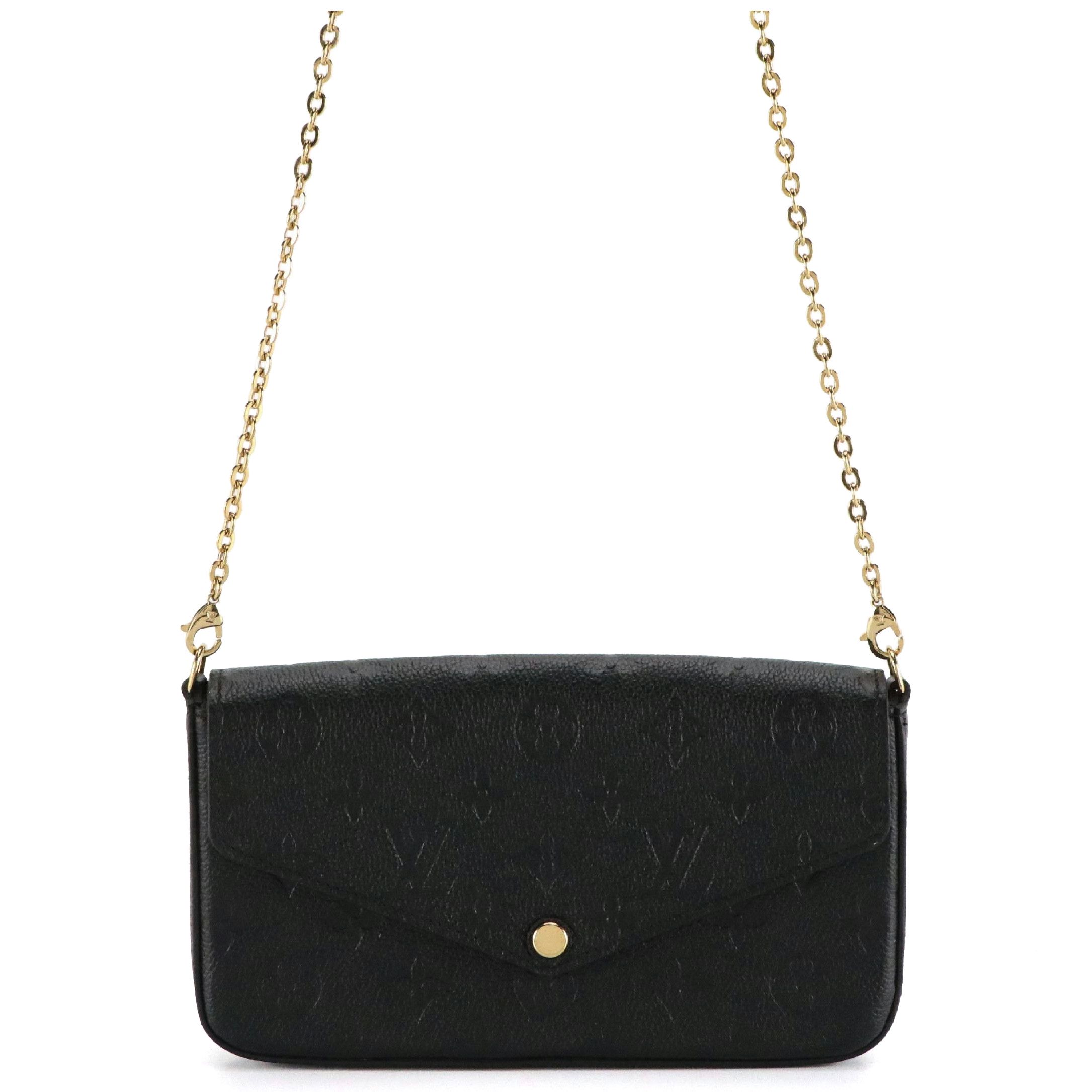 Louis Vuitton Pochette Félicie in Monogram Empreinte Leather with Box