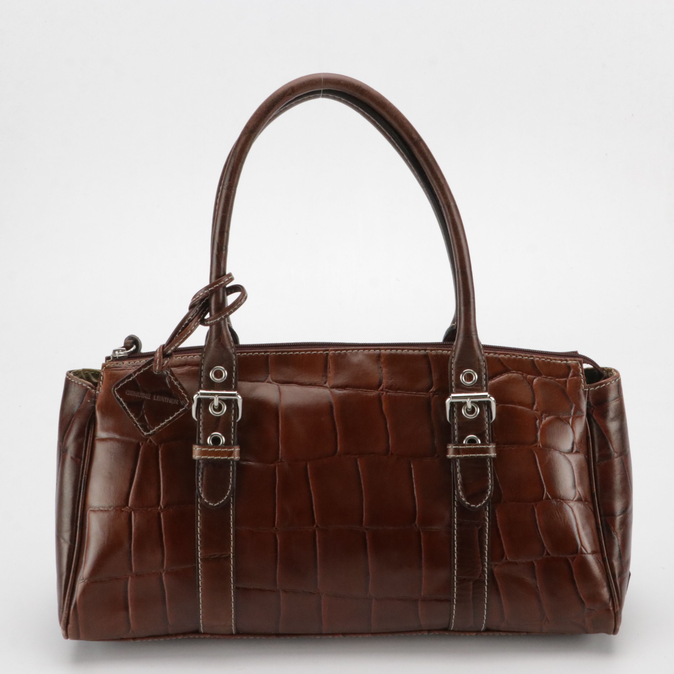 Talbots Baby Blue Leather Handbag, Anne Klein Embossed Shoulder Bag, Other Tote