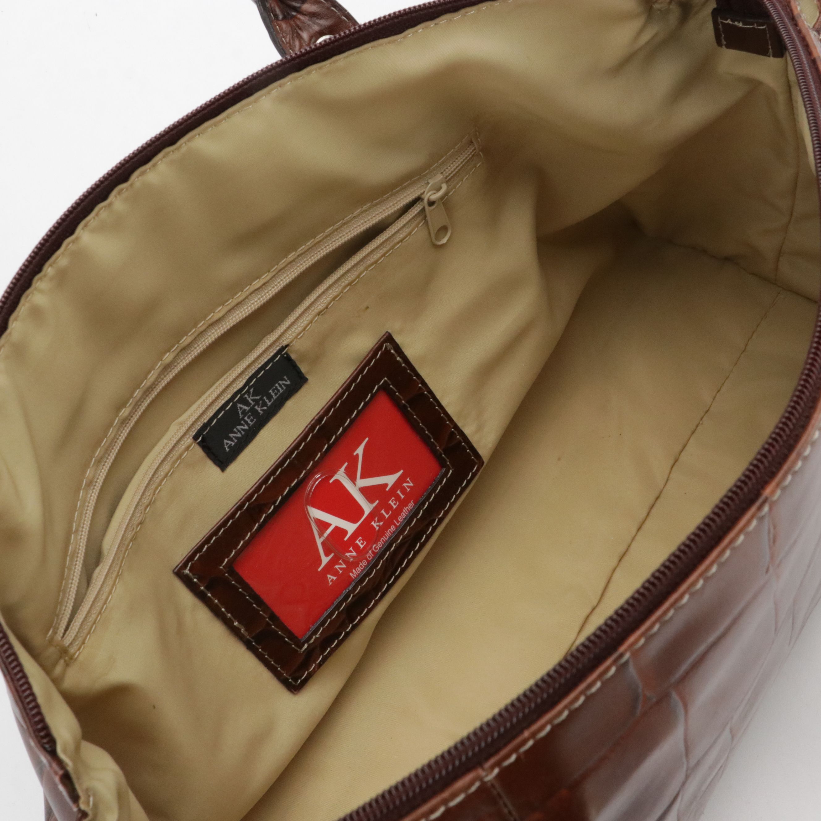 Talbots Baby Blue Leather Handbag, Anne Klein Embossed Shoulder Bag, Other Tote