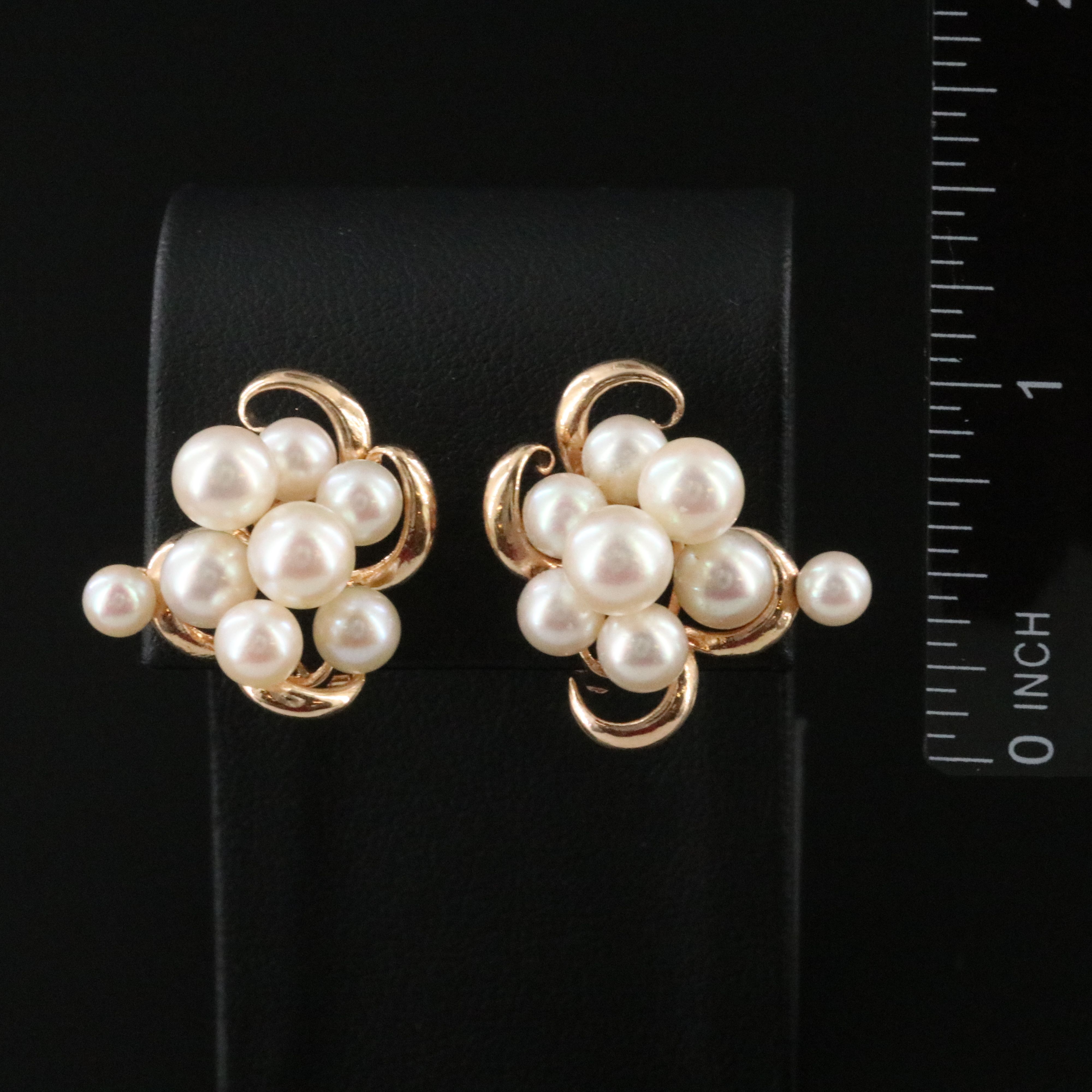 Vintage 14K Pearl Earrings