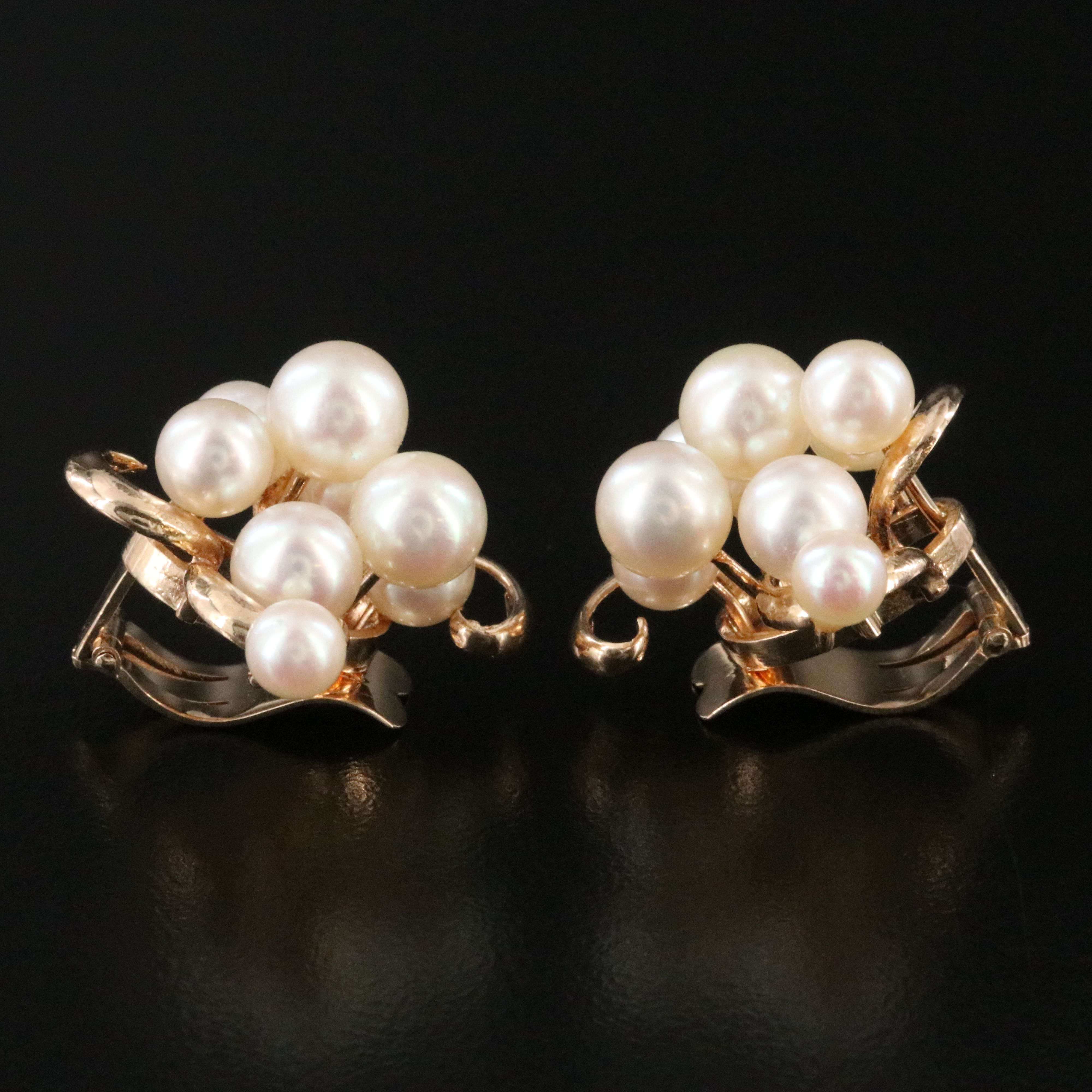 Vintage 14K Pearl Earrings
