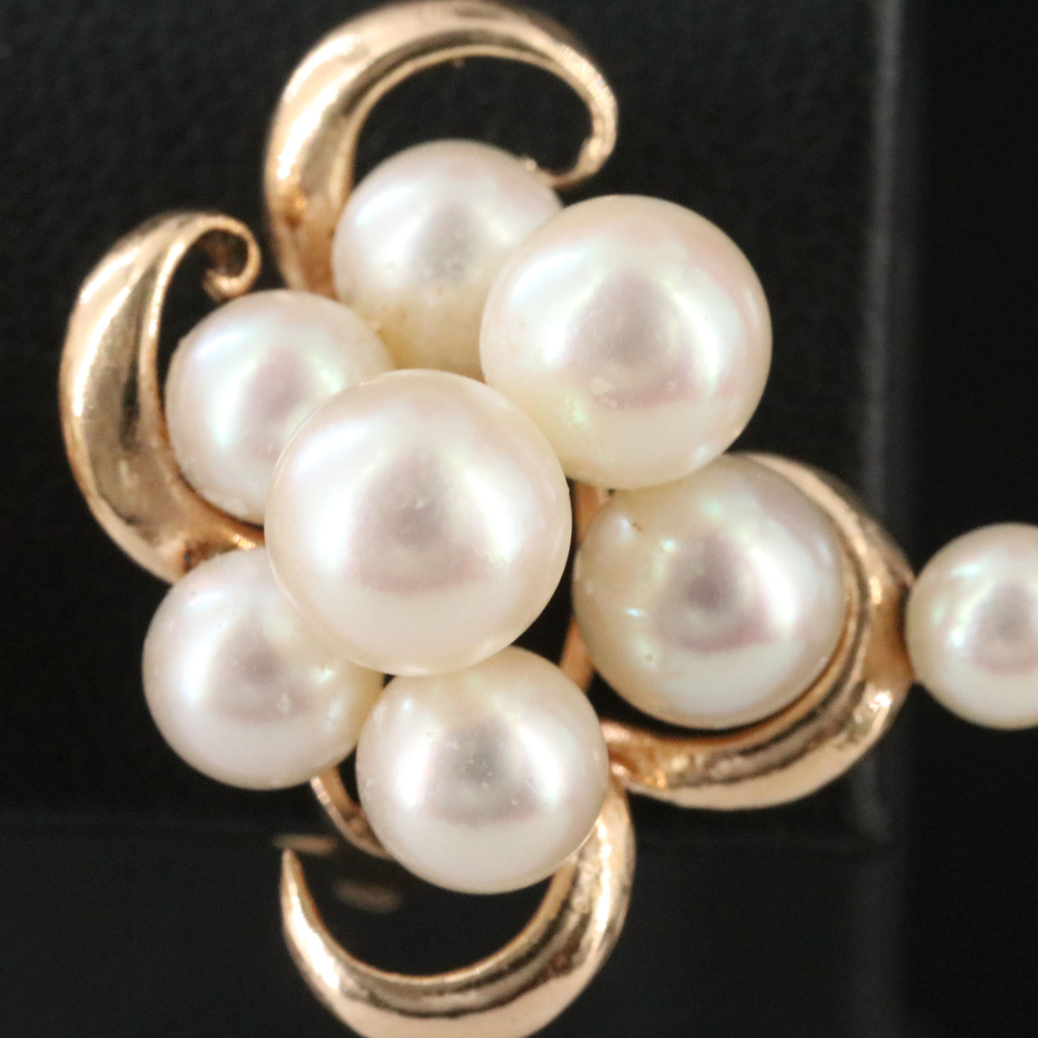 Vintage 14K Pearl Earrings