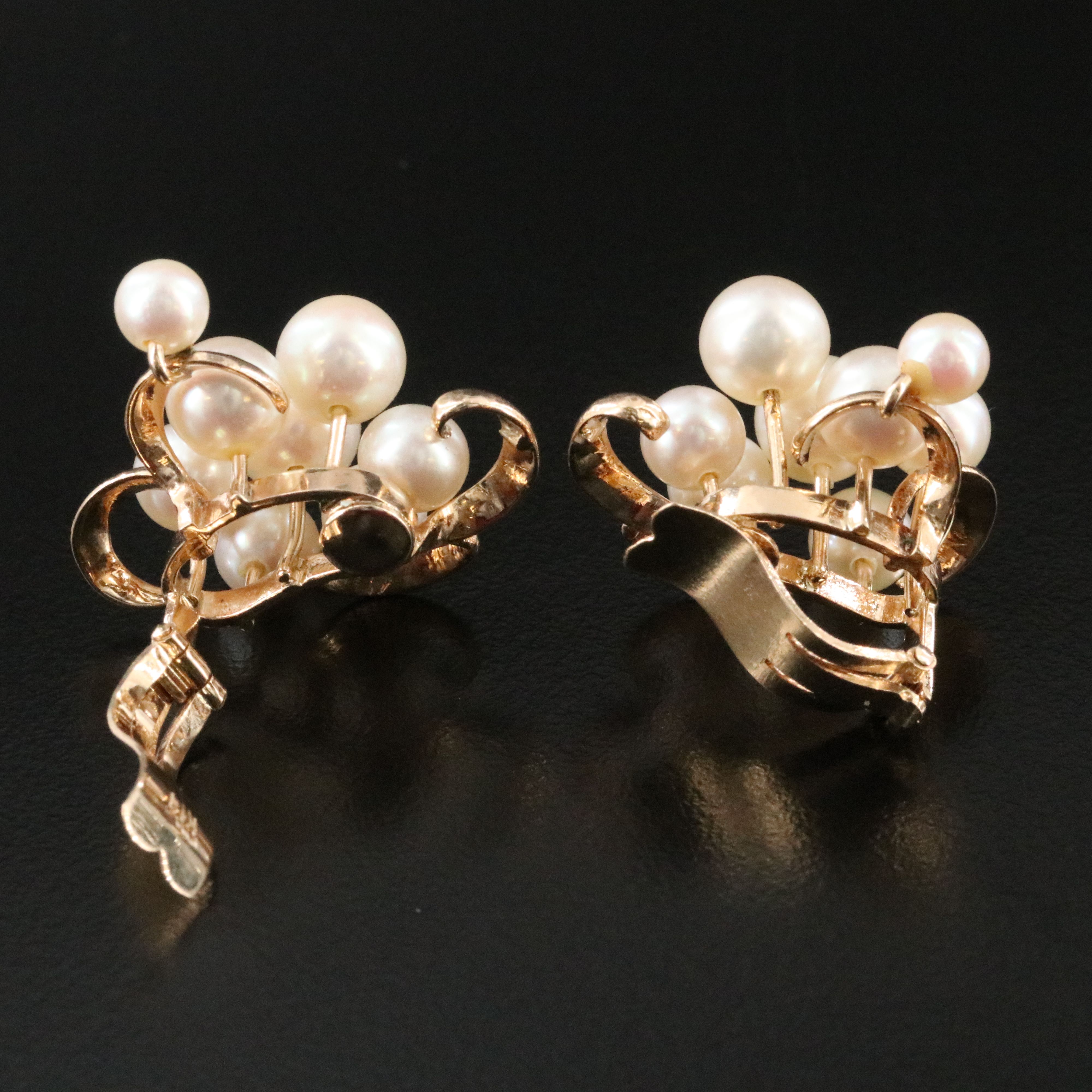 Vintage 14K Pearl Earrings