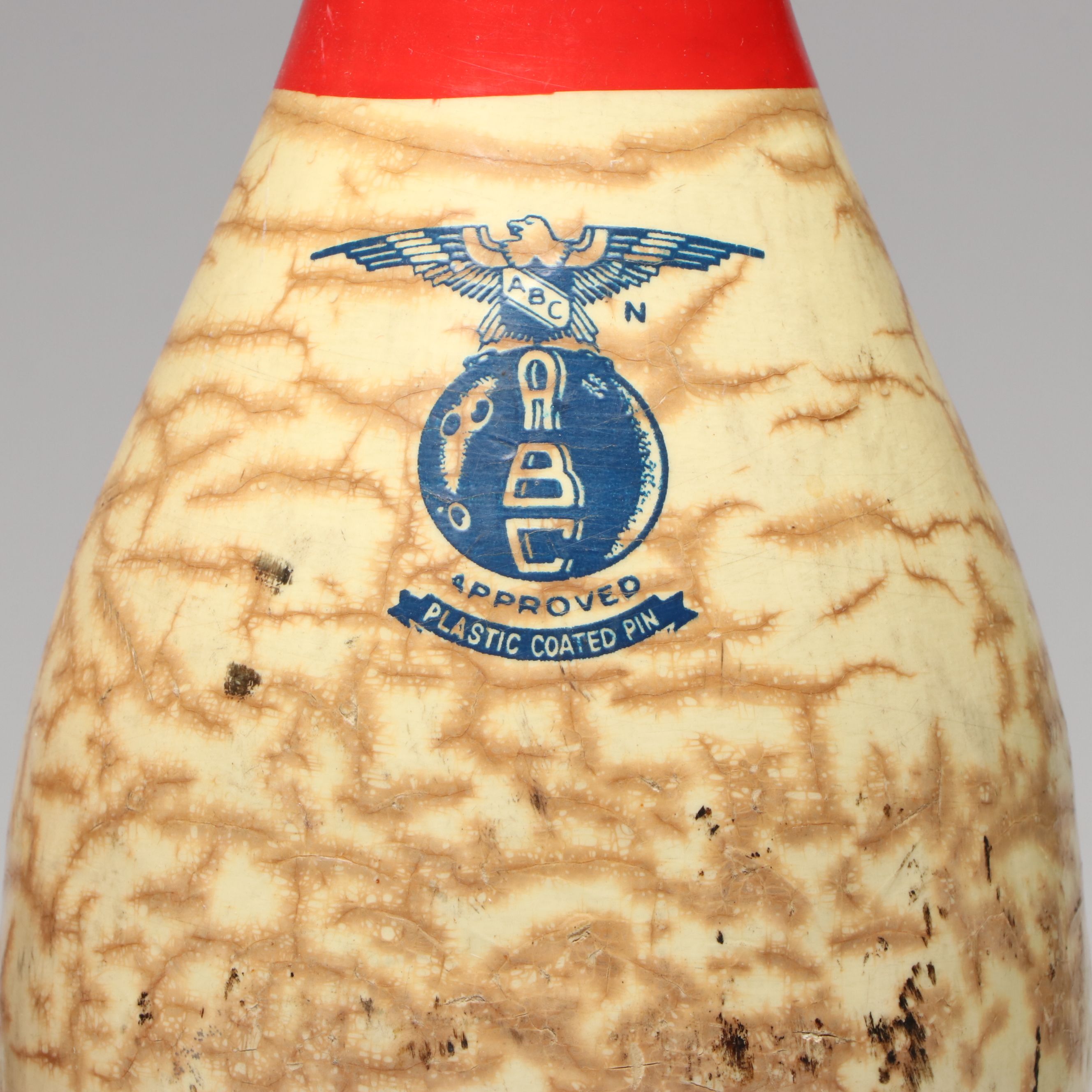 AMF Plastic Coated Bowling Pins, Mid-20th C.