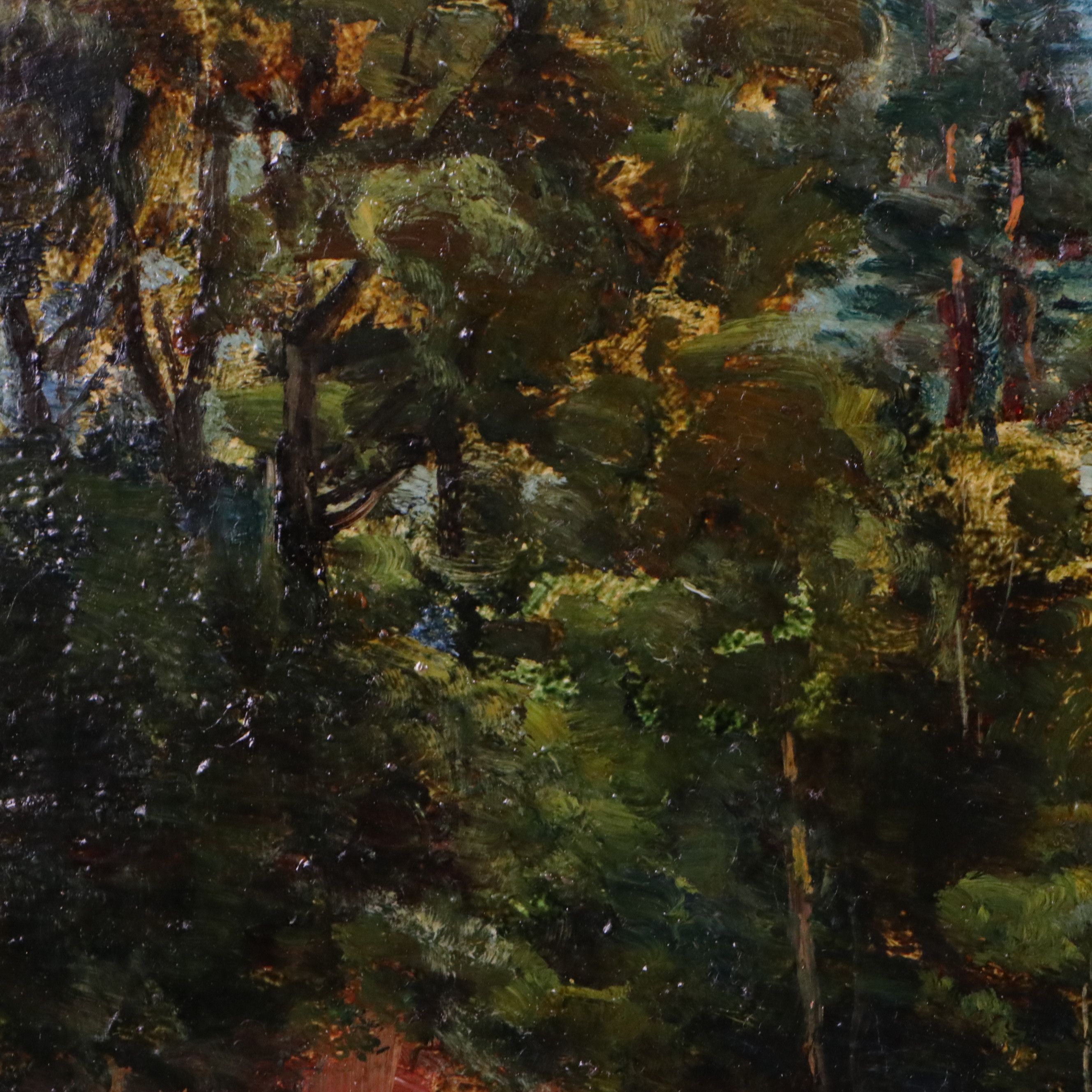 H. Phelan Gibb Oil Painting "Evening in the Esk near Gilnockie," 1904