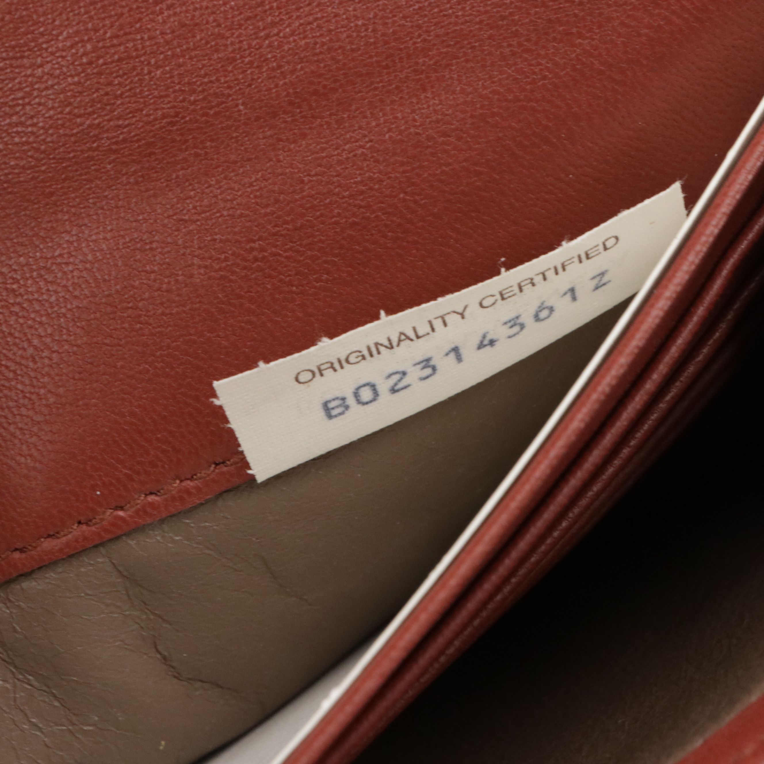 Bottega Veneta Long Flap Wallet in Brick Brown Intrecciato Nappa Leather