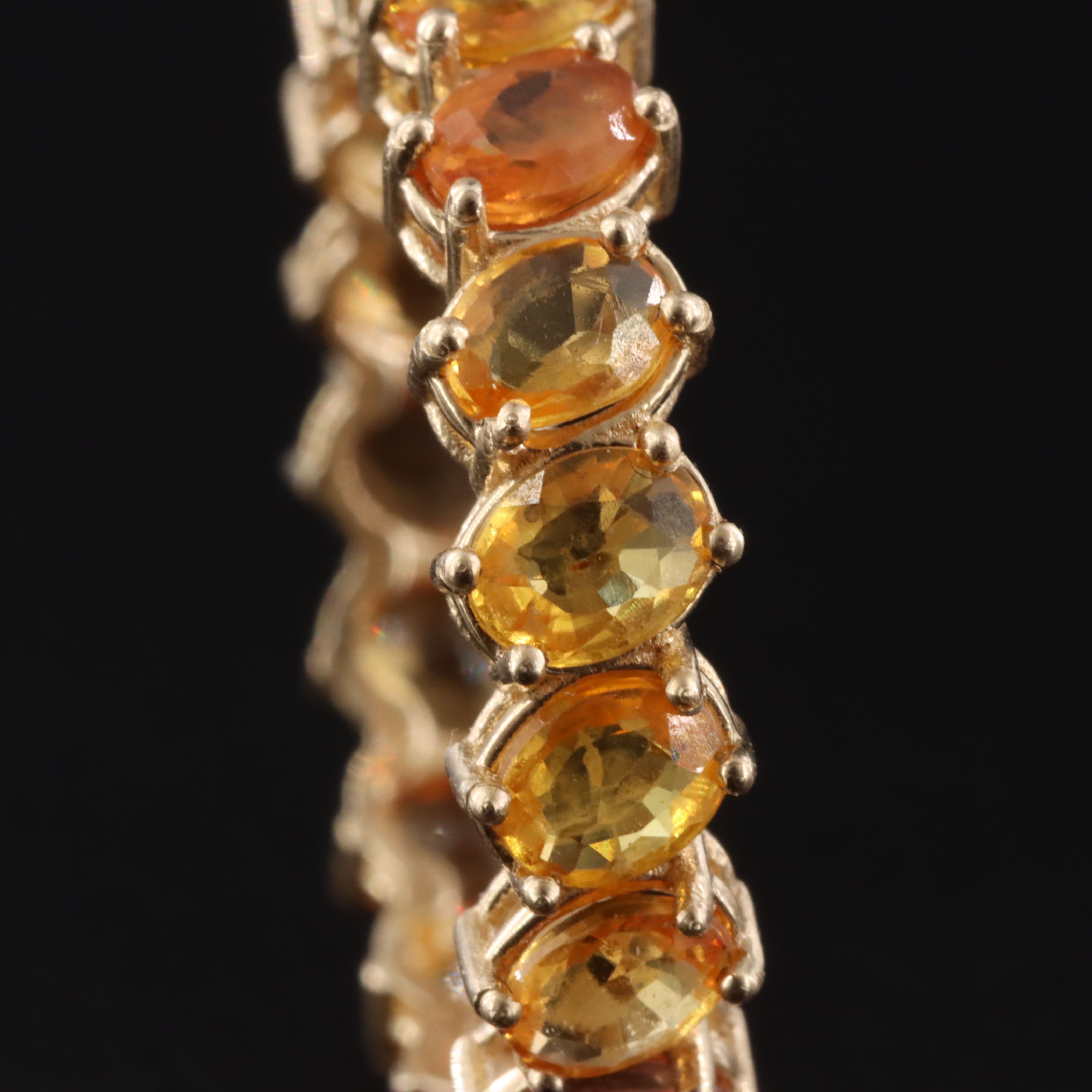 14K Sapphire Eternity Band