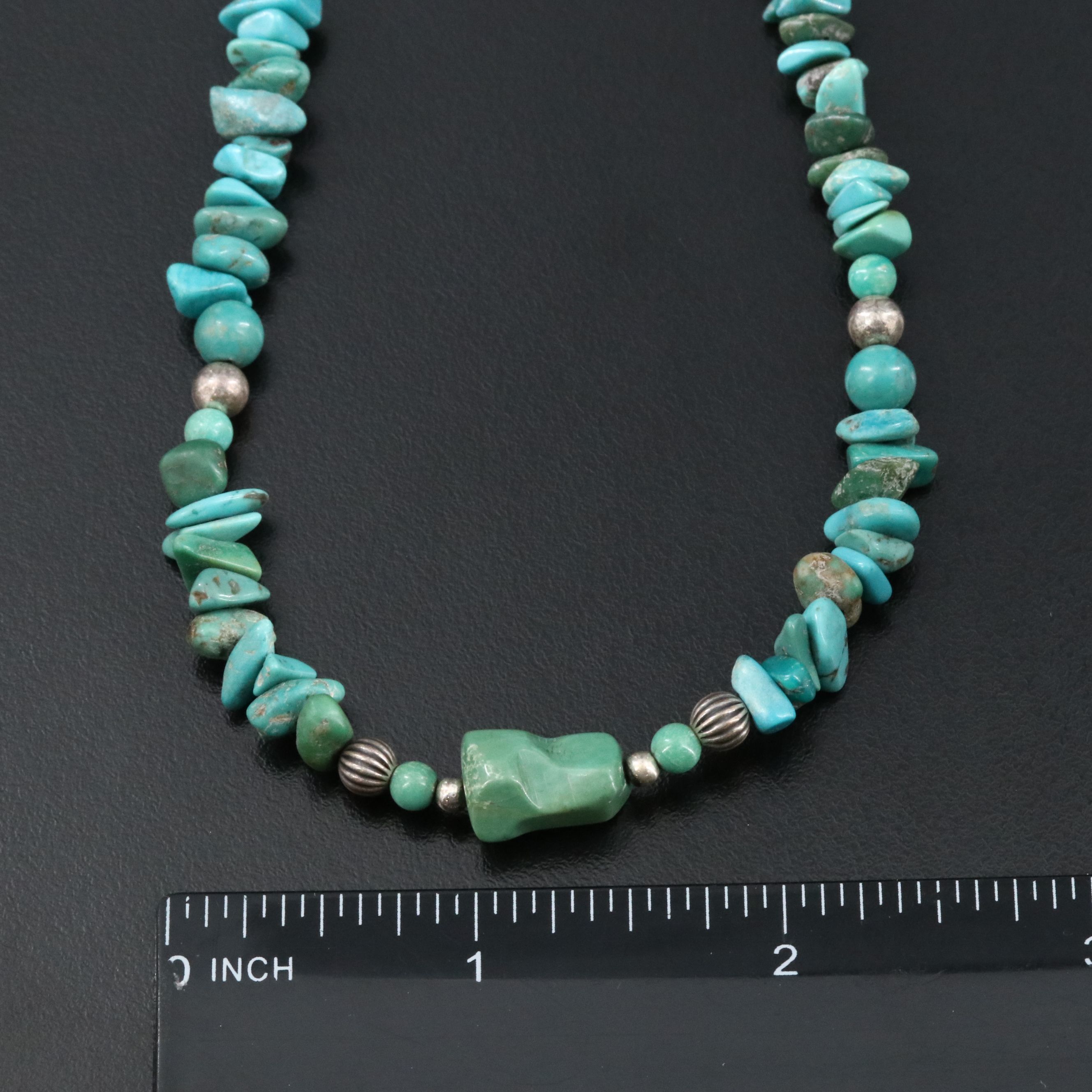 Relios Sterling Turquoise Necklace and Earrings