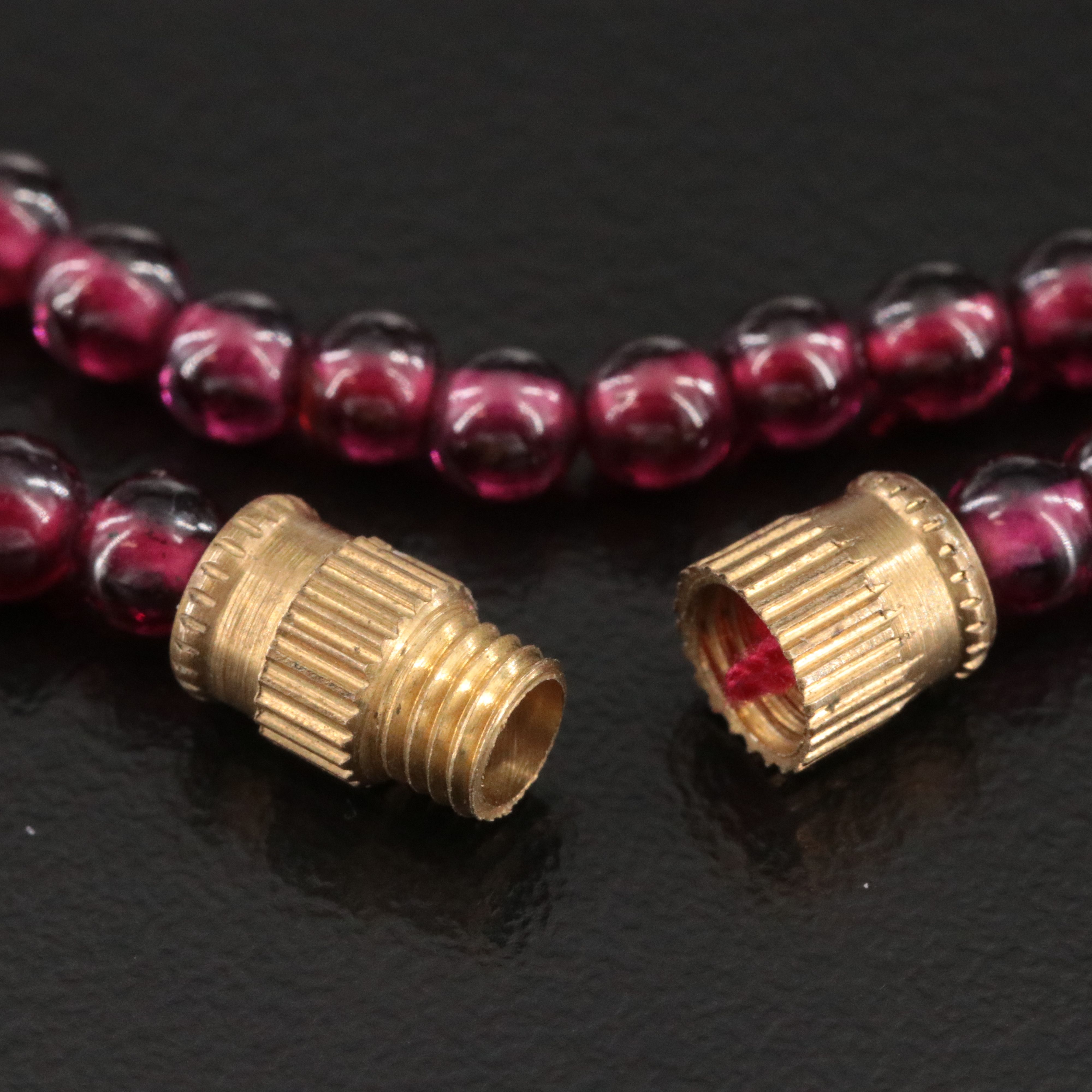 Rhodolite Garnet Bead Necklace