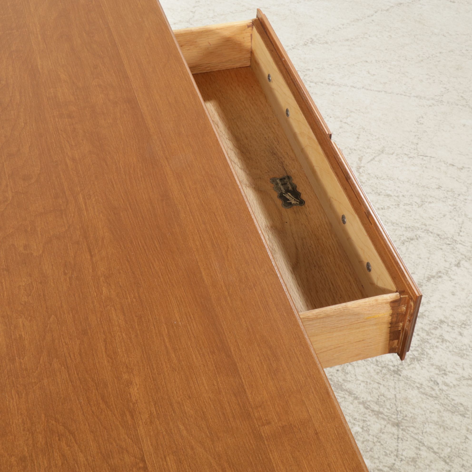 Tell City Colonial Revival Maple Drop Leaf Server