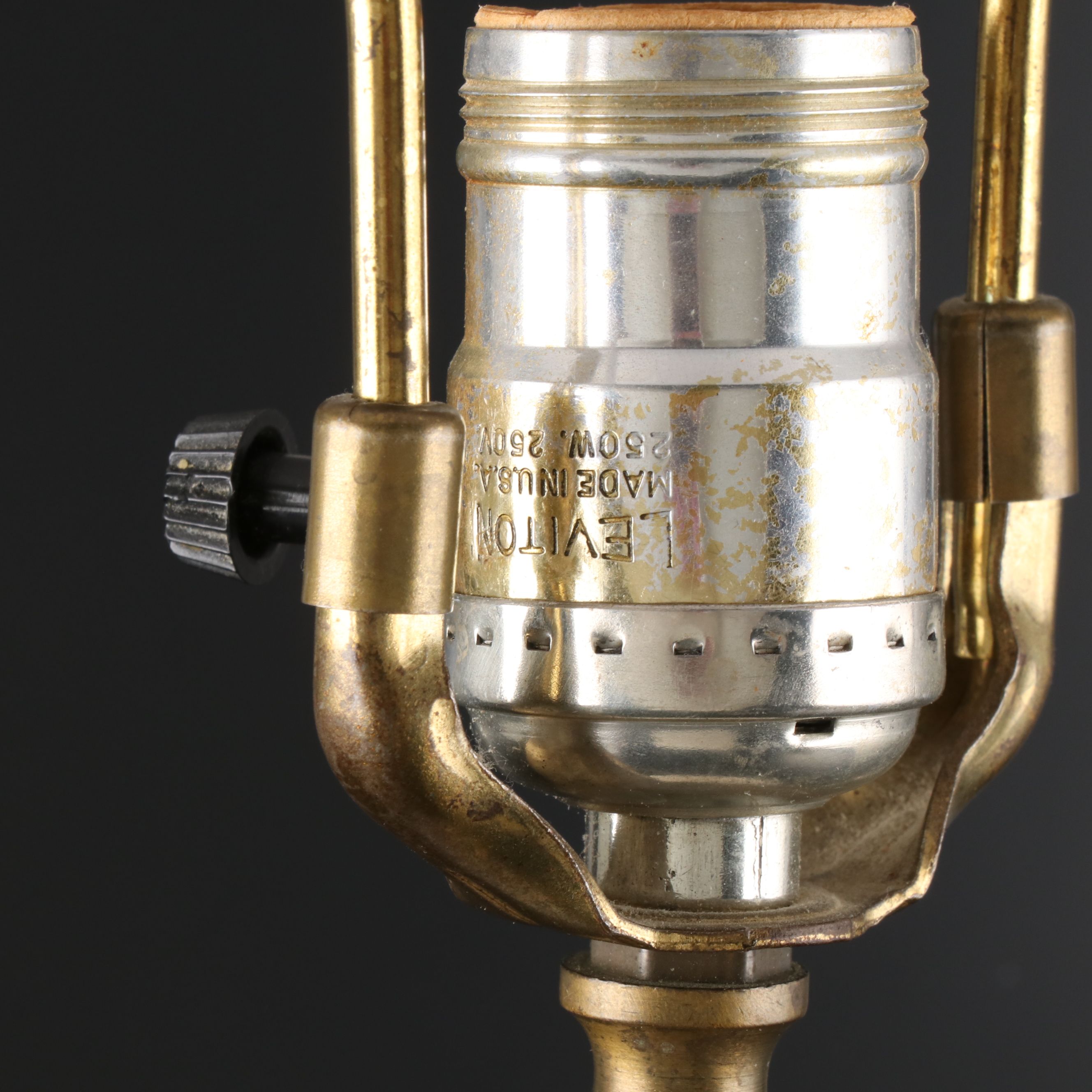 Carved Alabaster Table Lamp