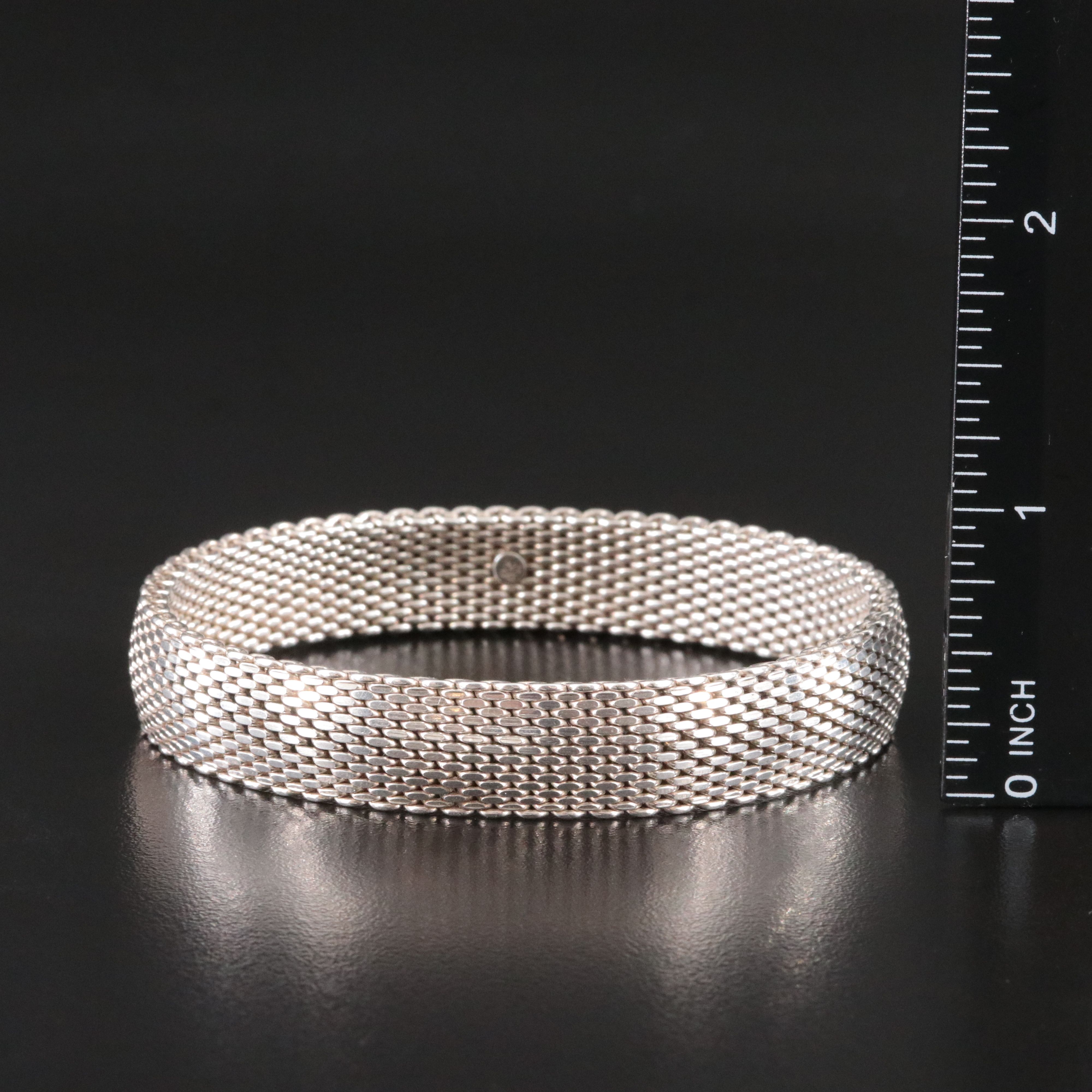 Sterling Mesh Bangle