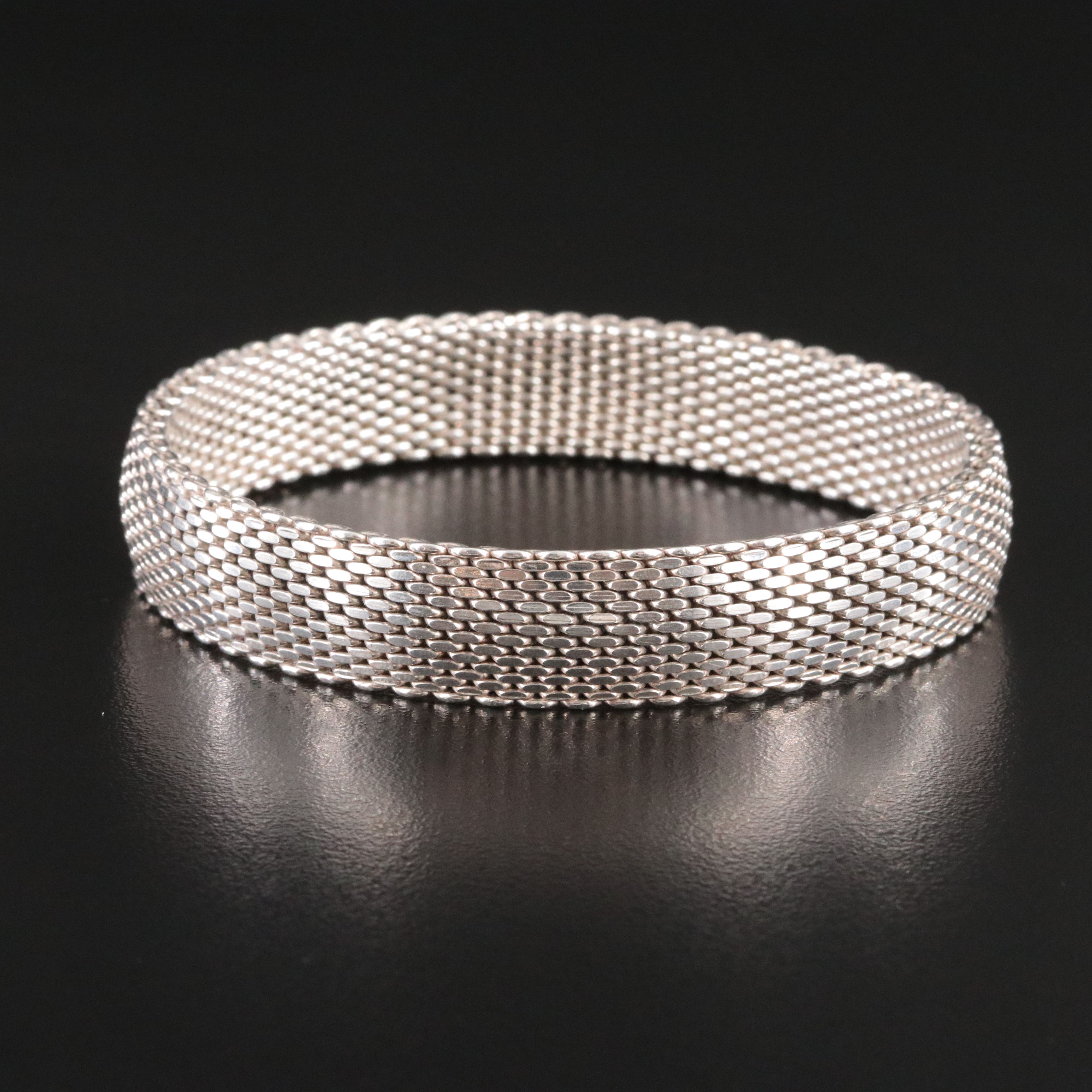 Sterling Mesh Bangle