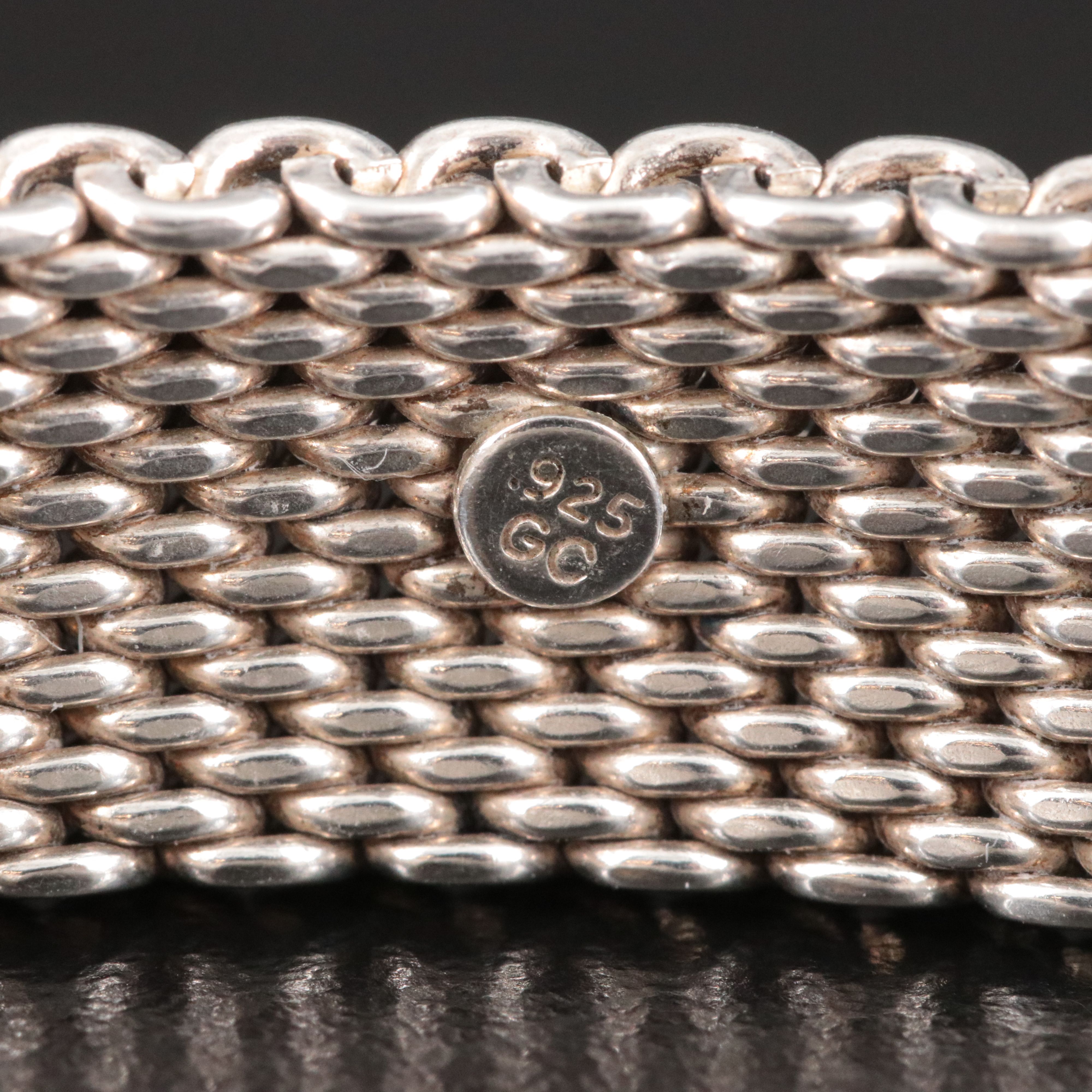 Sterling Mesh Bangle