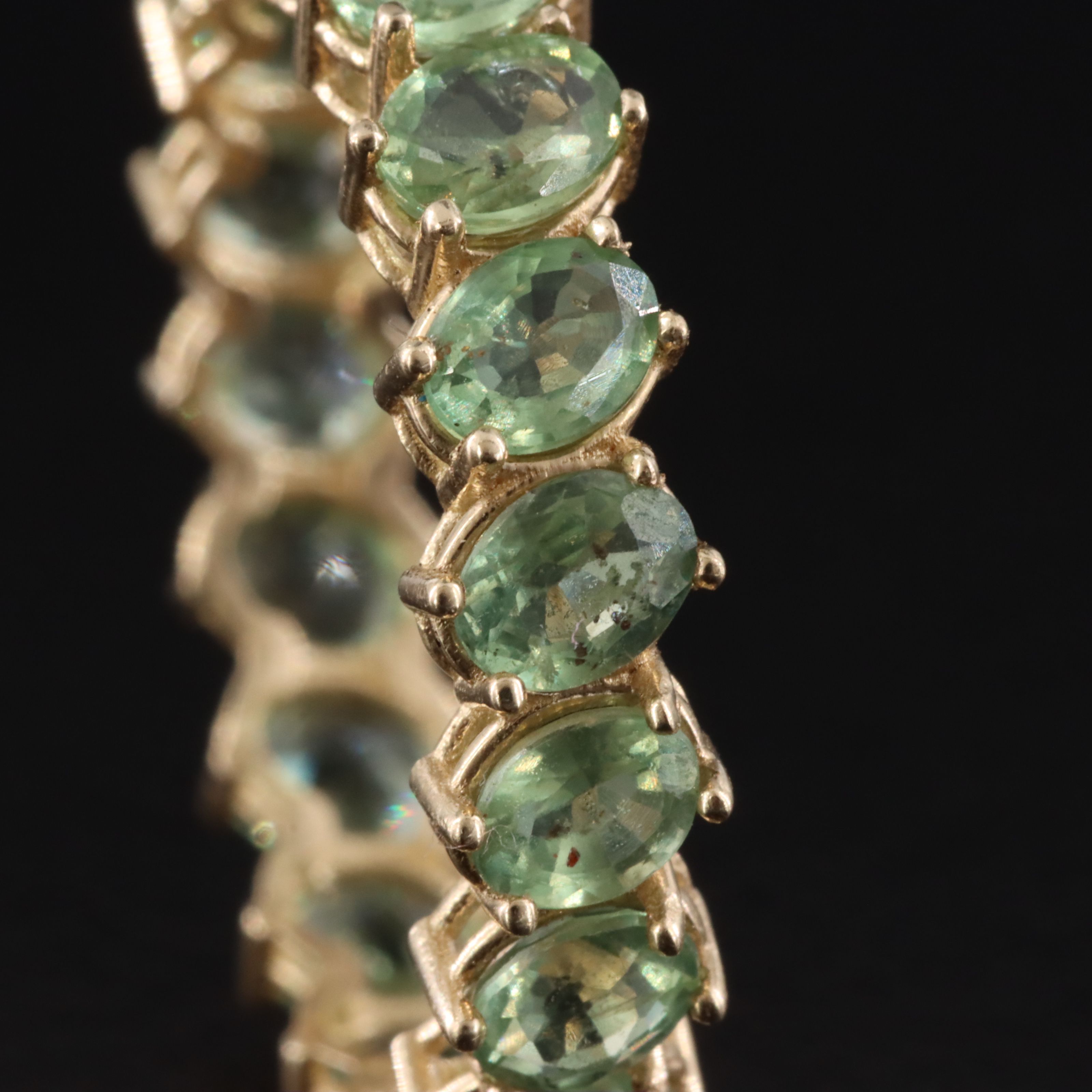 14K Sapphire Eternity Band