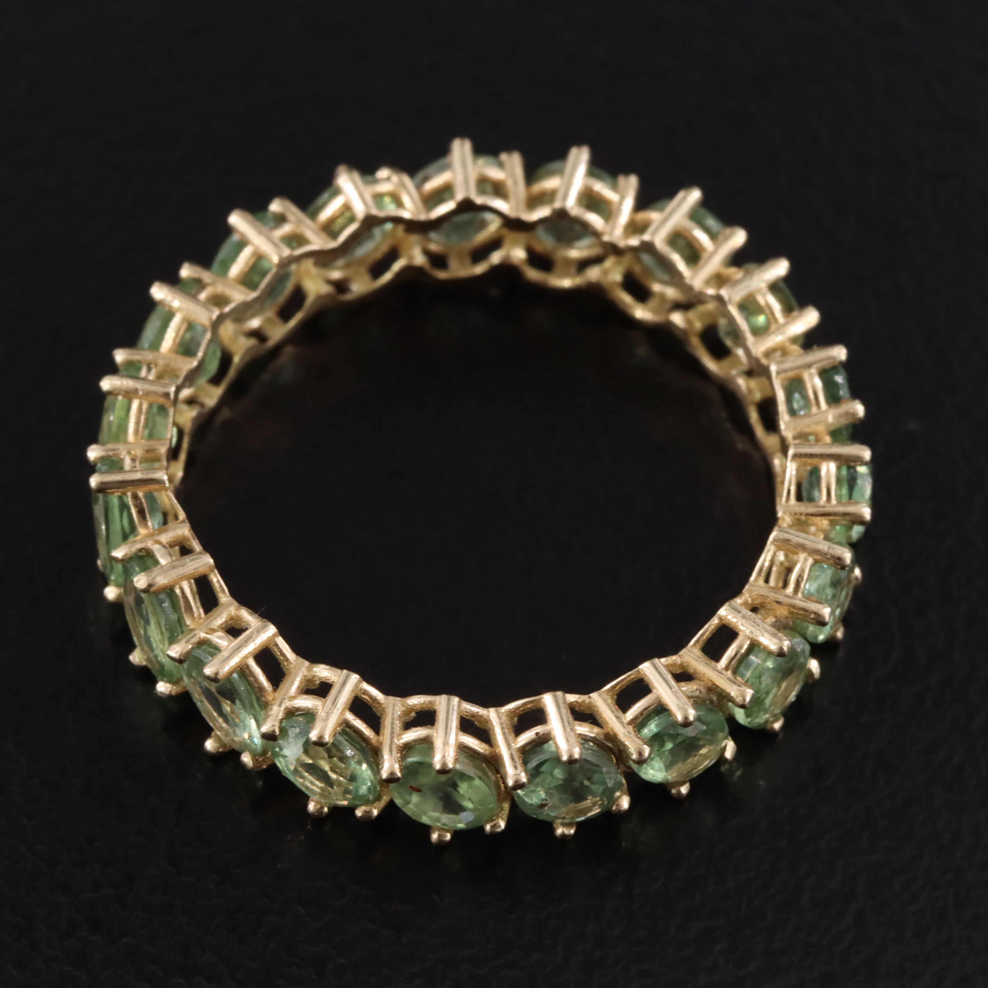 14K Sapphire Eternity Band