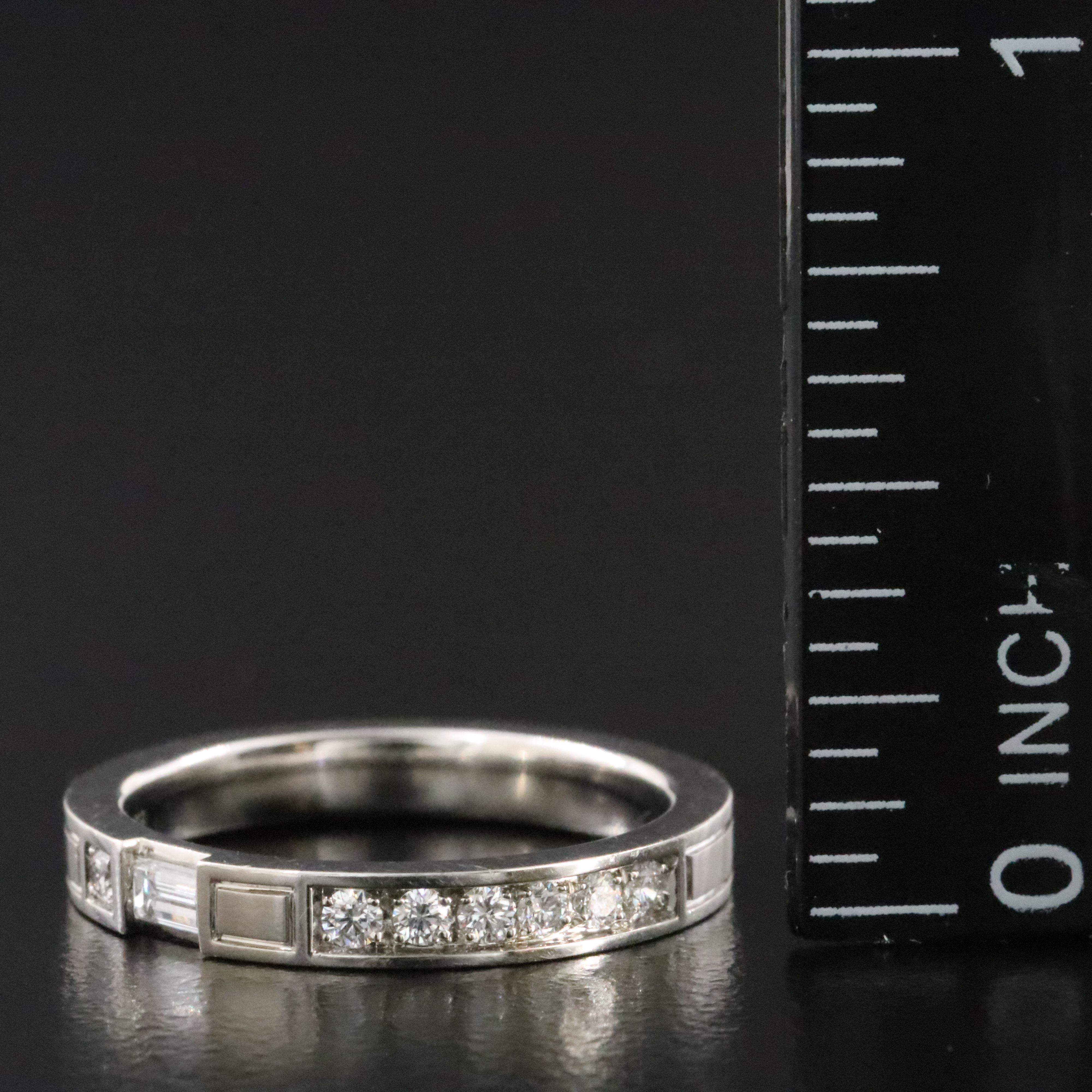 Harry Winston Traffic Platinum 0.27 CTW Diamond Band