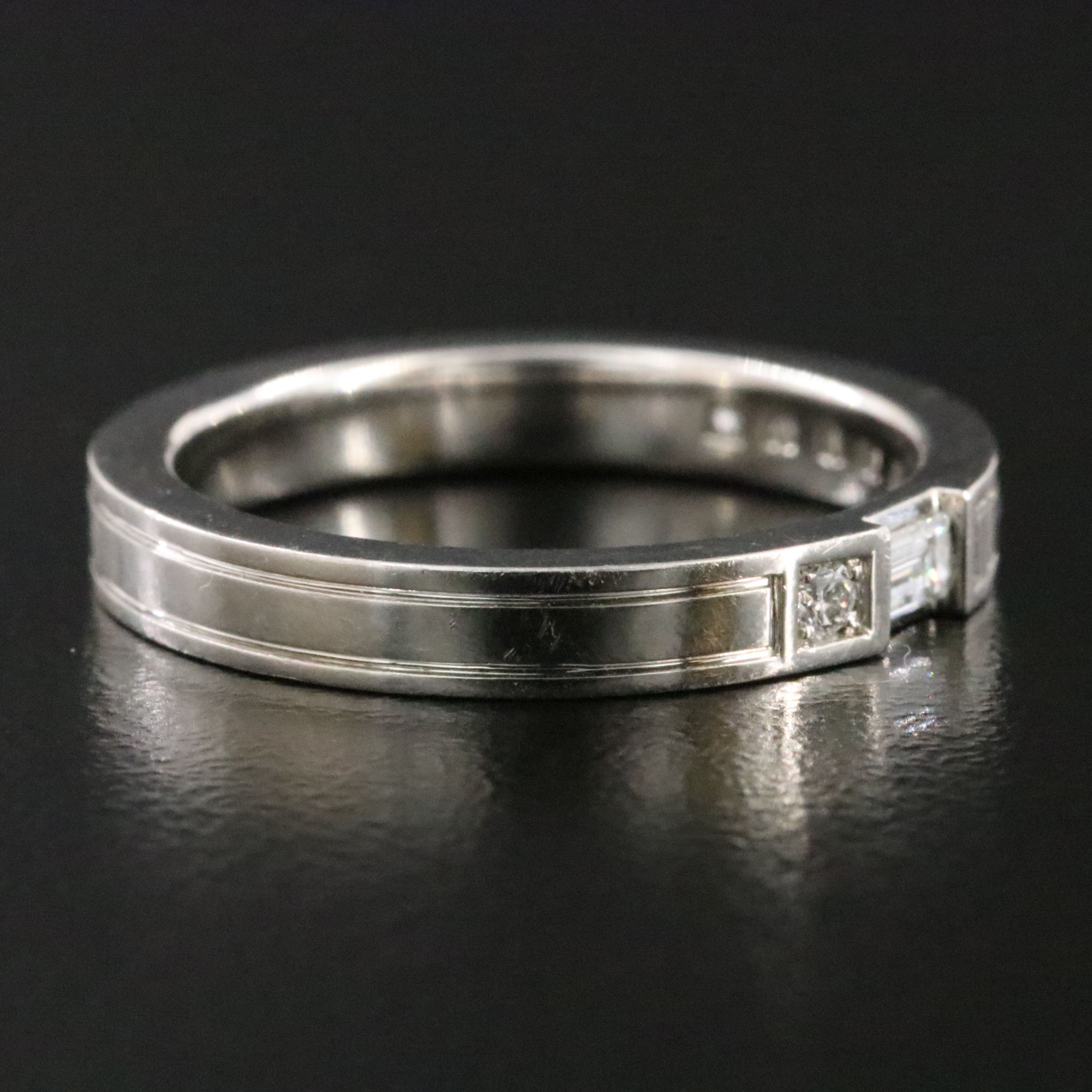 Harry Winston Traffic Platinum 0.27 CTW Diamond Band