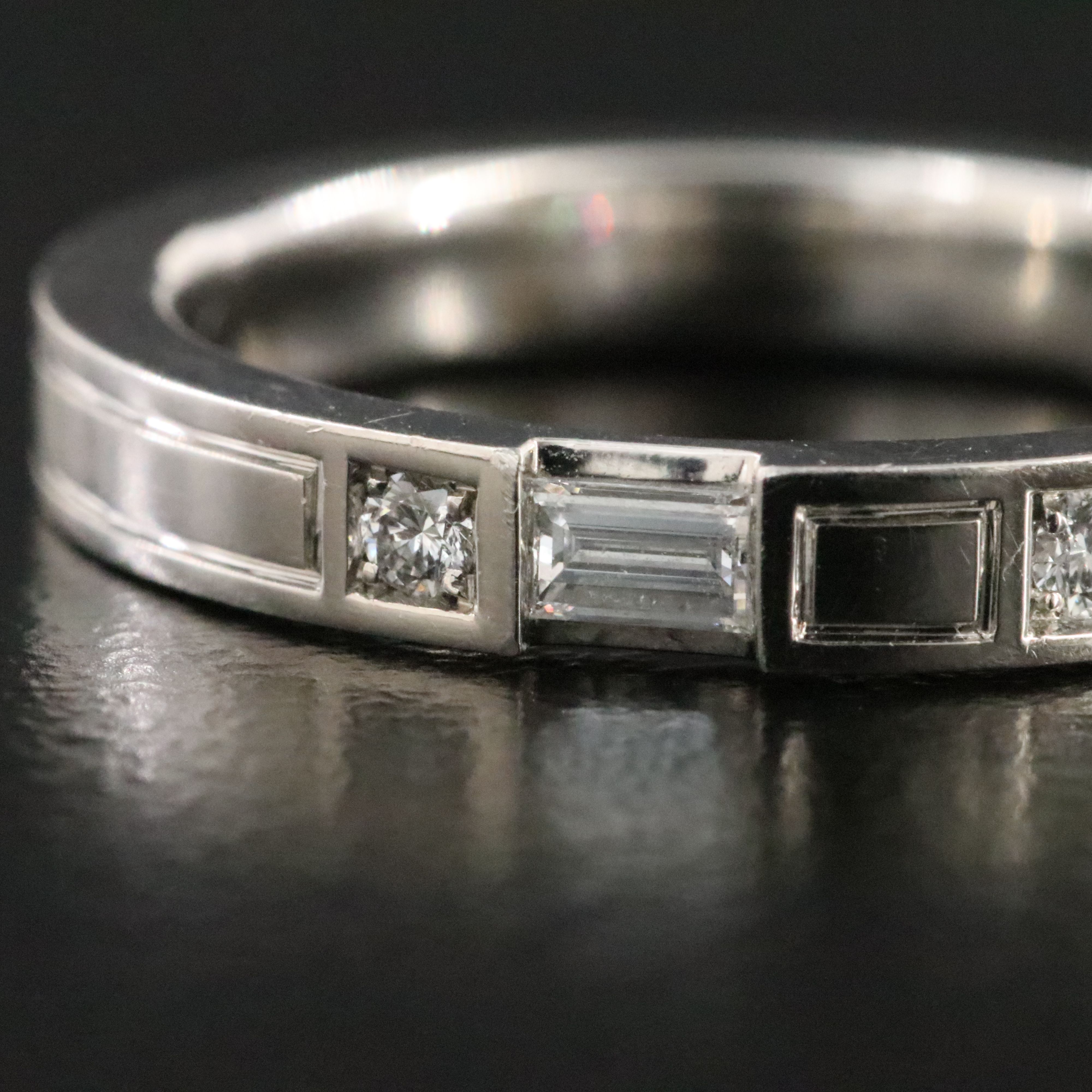 Harry Winston Traffic Platinum 0.27 CTW Diamond Band