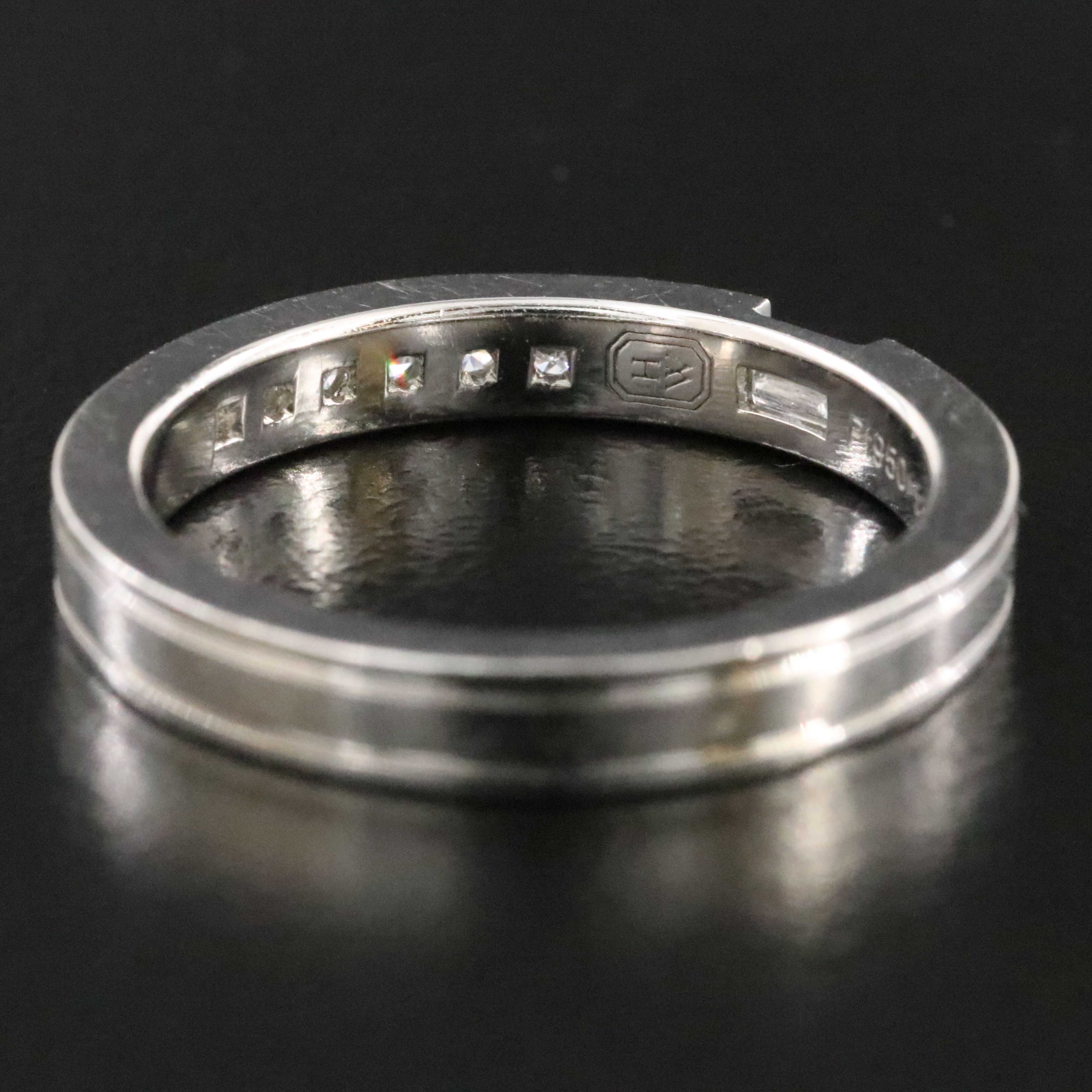Harry Winston Traffic Platinum 0.27 CTW Diamond Band