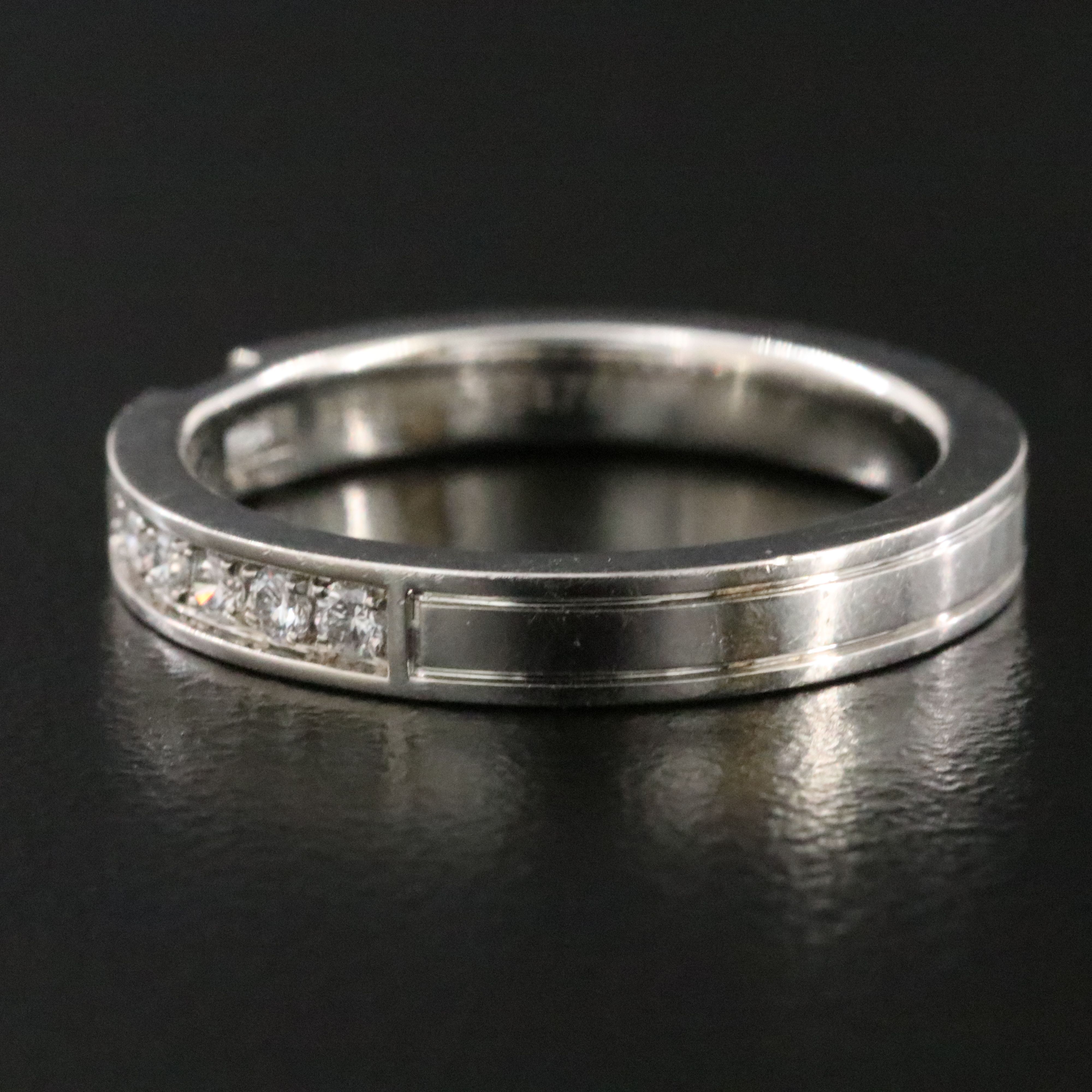 Harry Winston Traffic Platinum 0.27 CTW Diamond Band