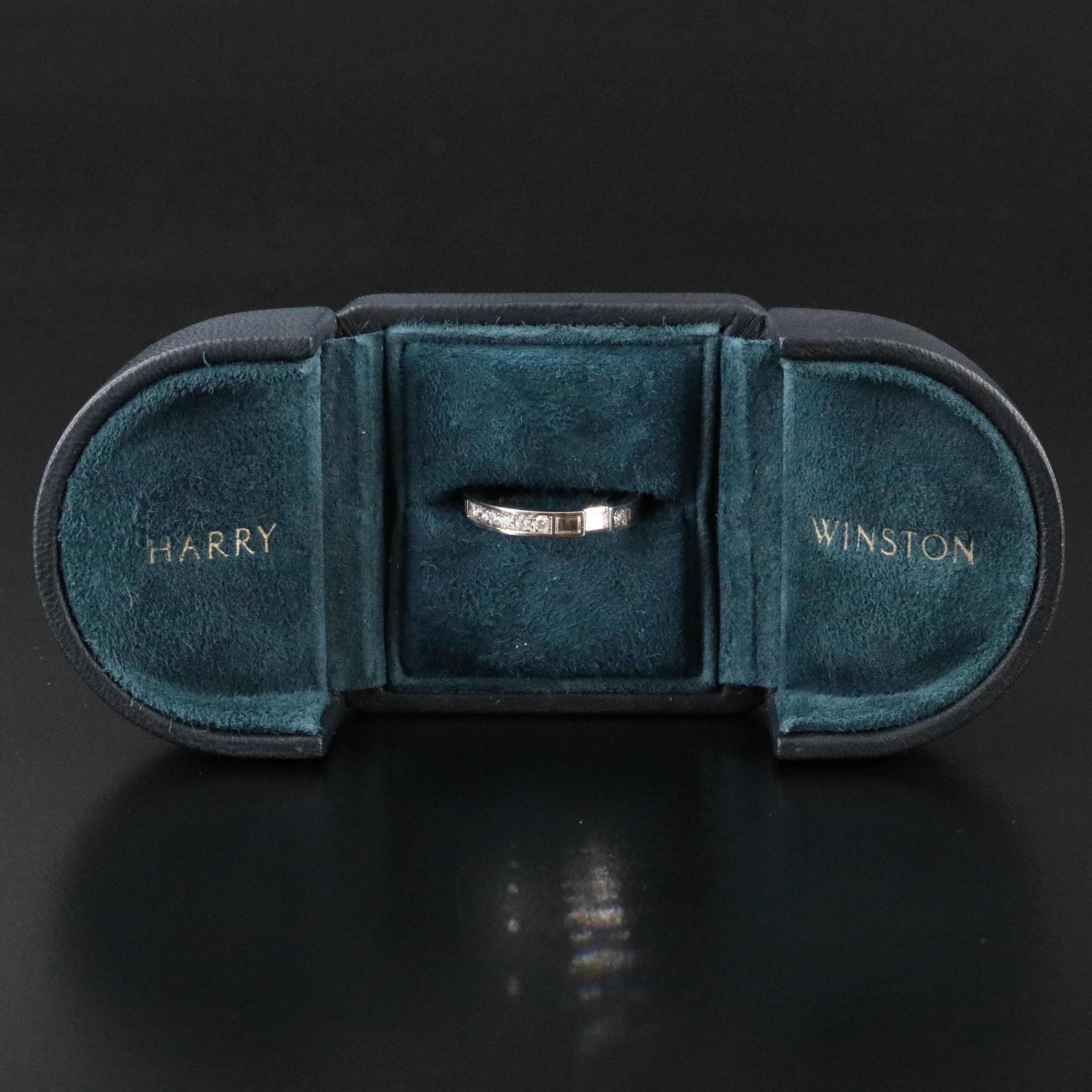 Harry Winston Traffic Platinum 0.27 CTW Diamond Band