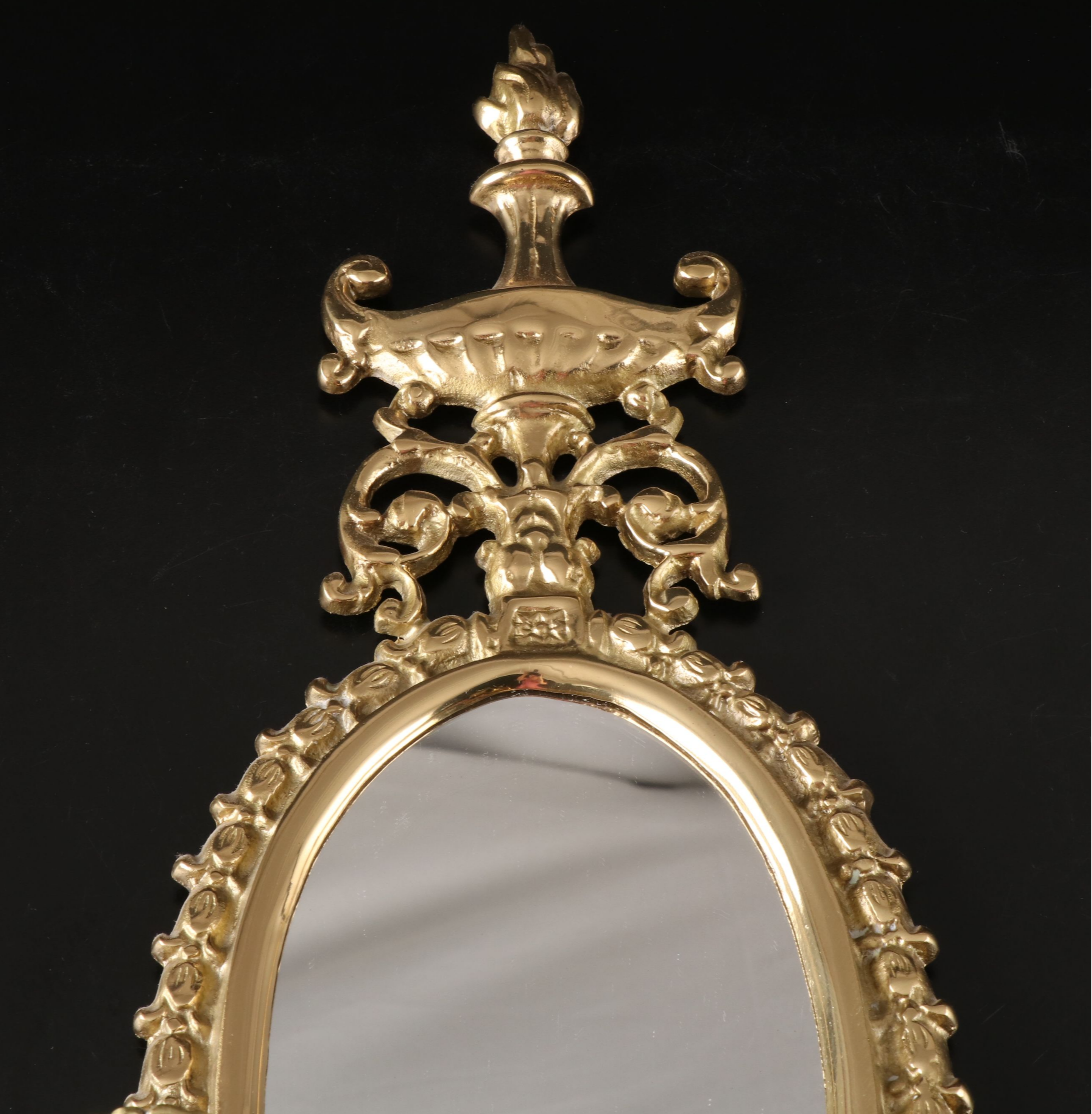 Pair of Modern Wall Sconces with Federal Style Double Candlestick Wall Sconce