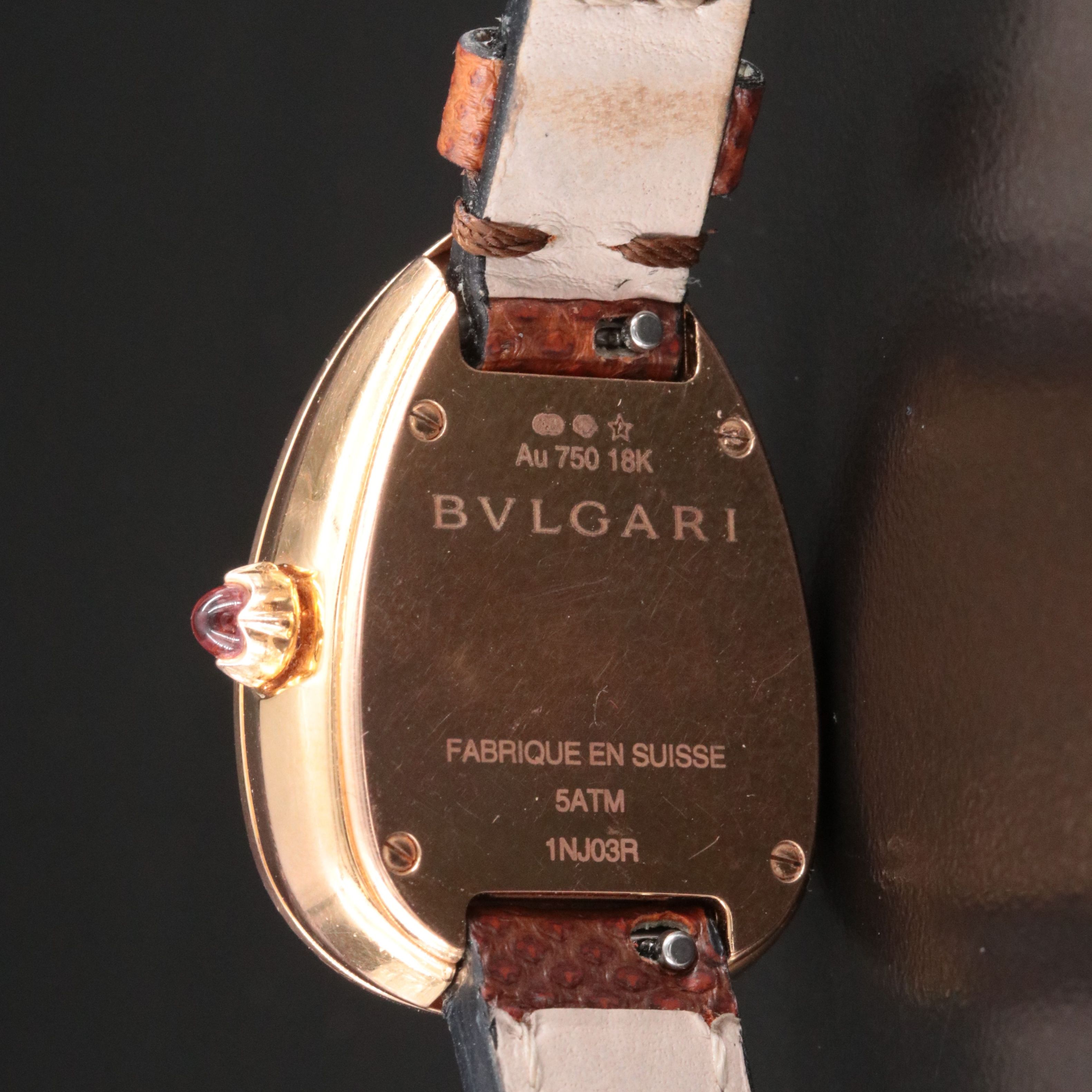 BVLGARI Serpenti 18K Rose Gold Quartz Watch