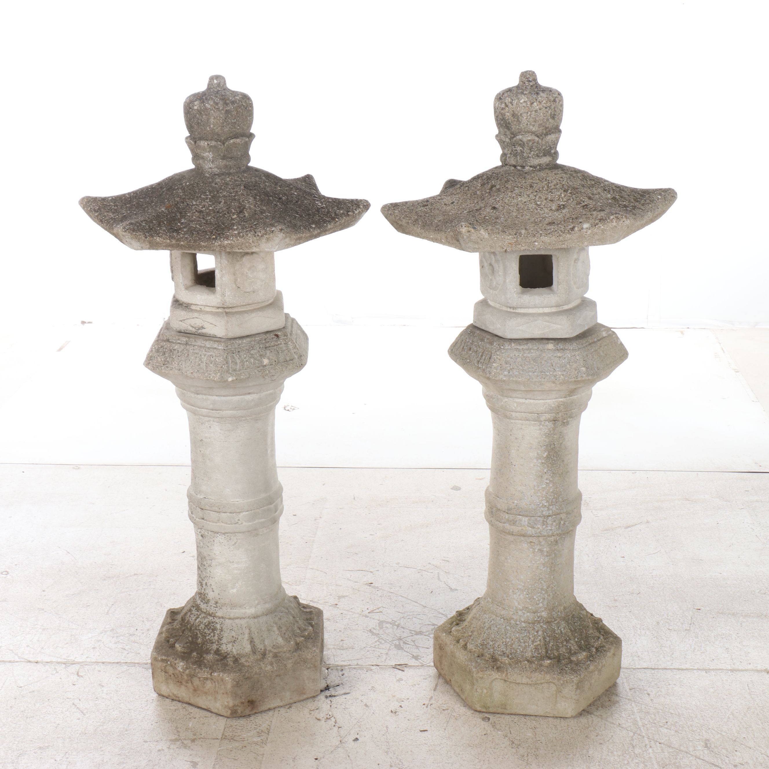Column Concrete Bird Baths