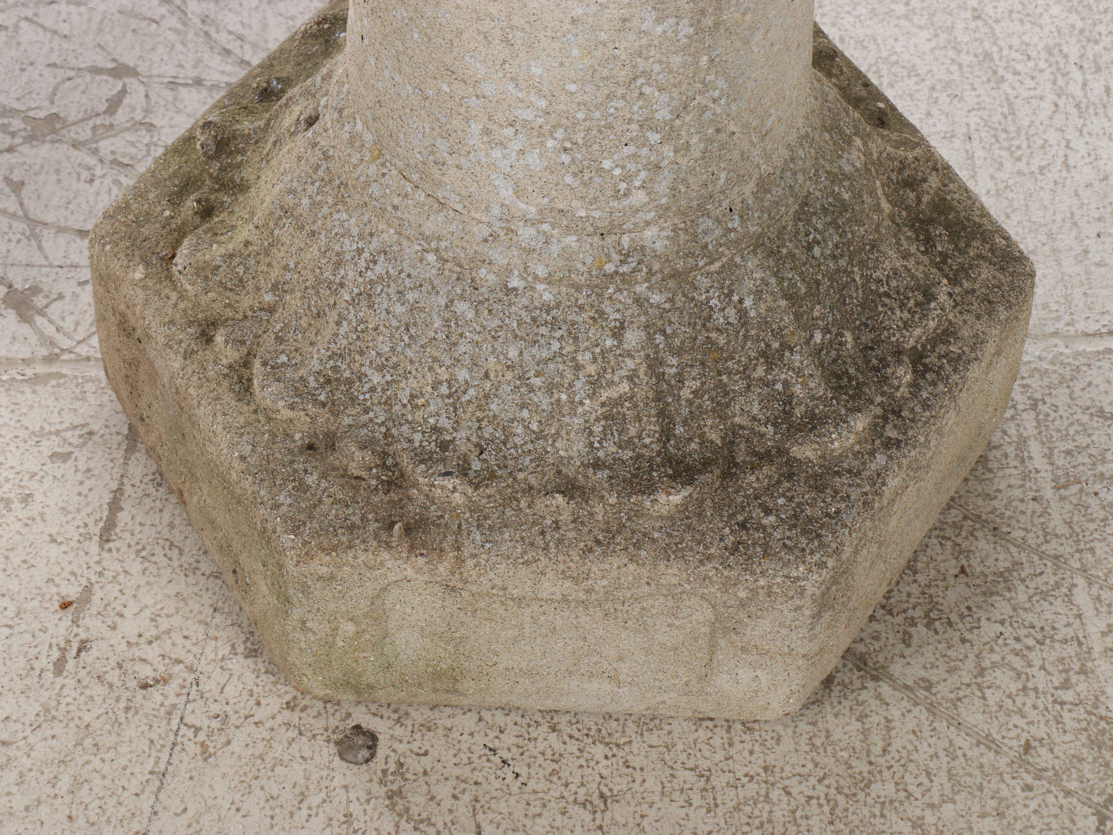 Column Concrete Bird Baths