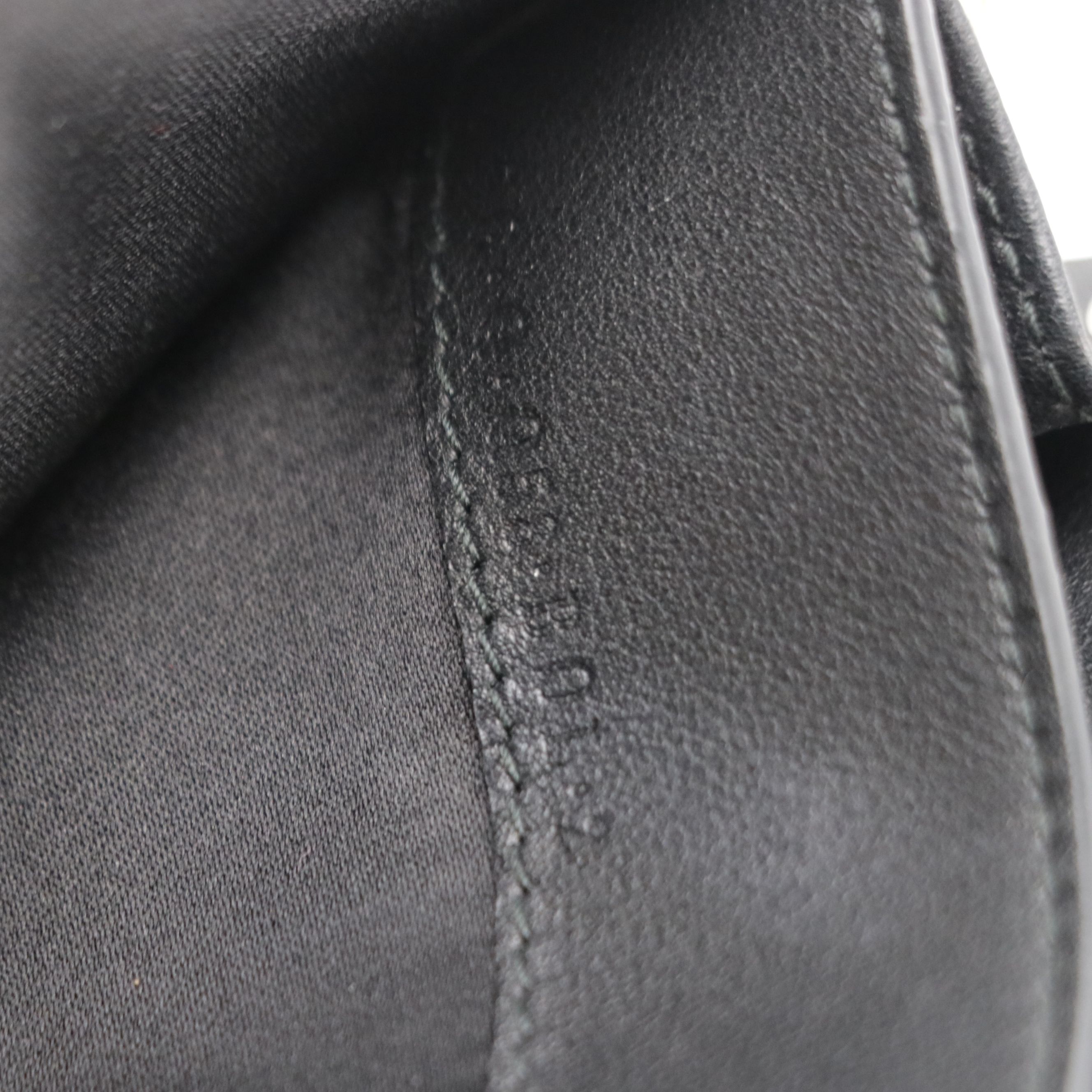 Valentino Rockstud Envelope Flap Wallet-on-Chain Bag in Black Calfskin Leather